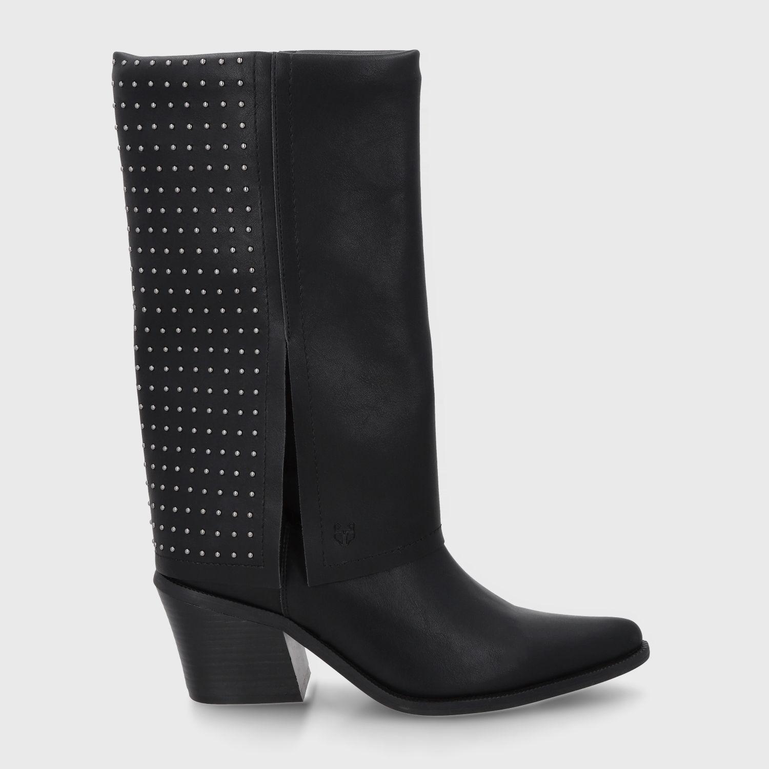 Bota Taco Negra Mujer 33769 Gotta-0