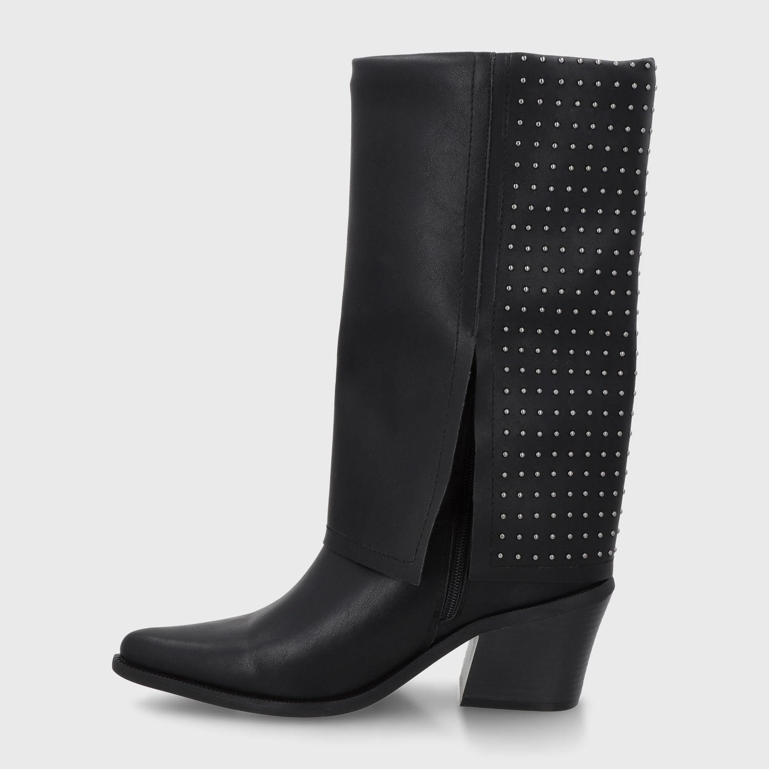 Bota Taco Negra Mujer 33769 Gotta-3