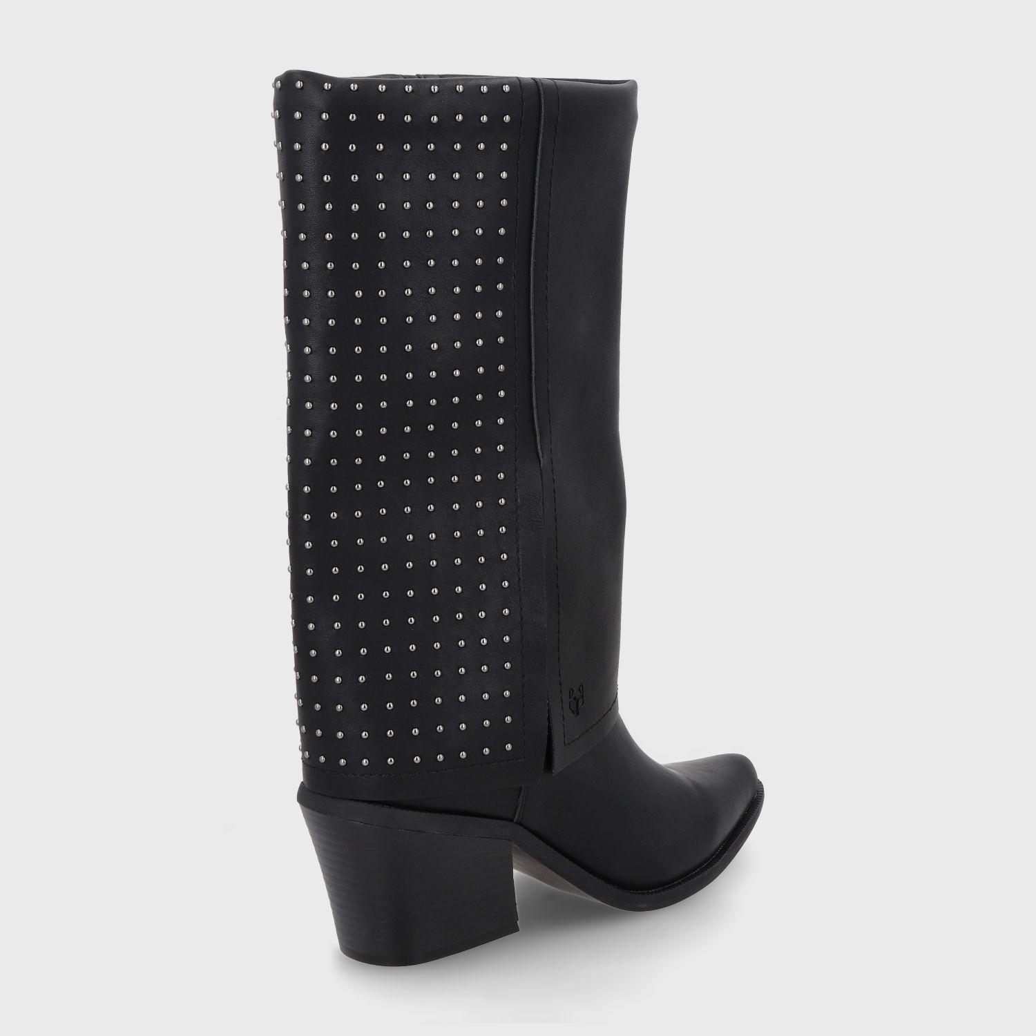 Bota Taco Negra Mujer 33769 Gotta-4