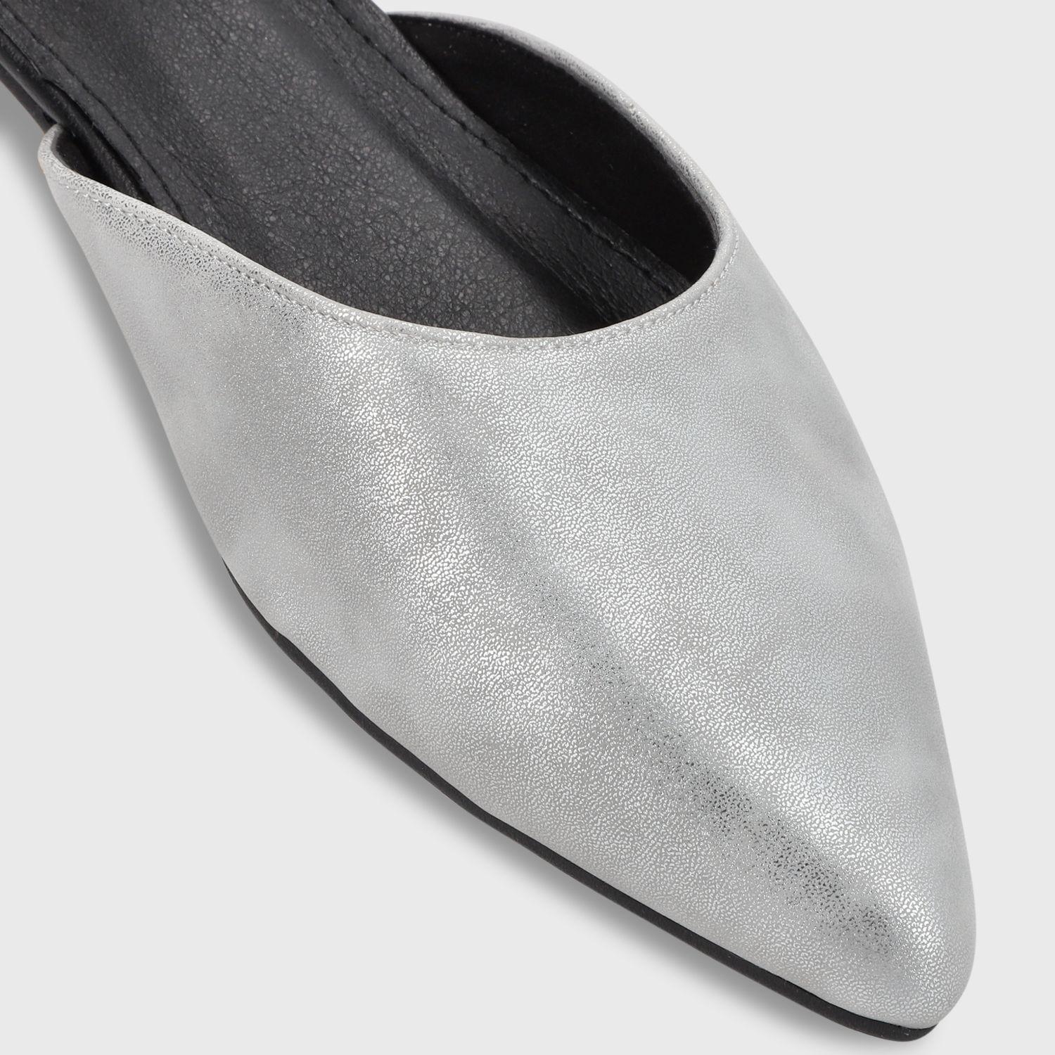 Ballerina Plano Plateado Mujer 54010 Gotta-5