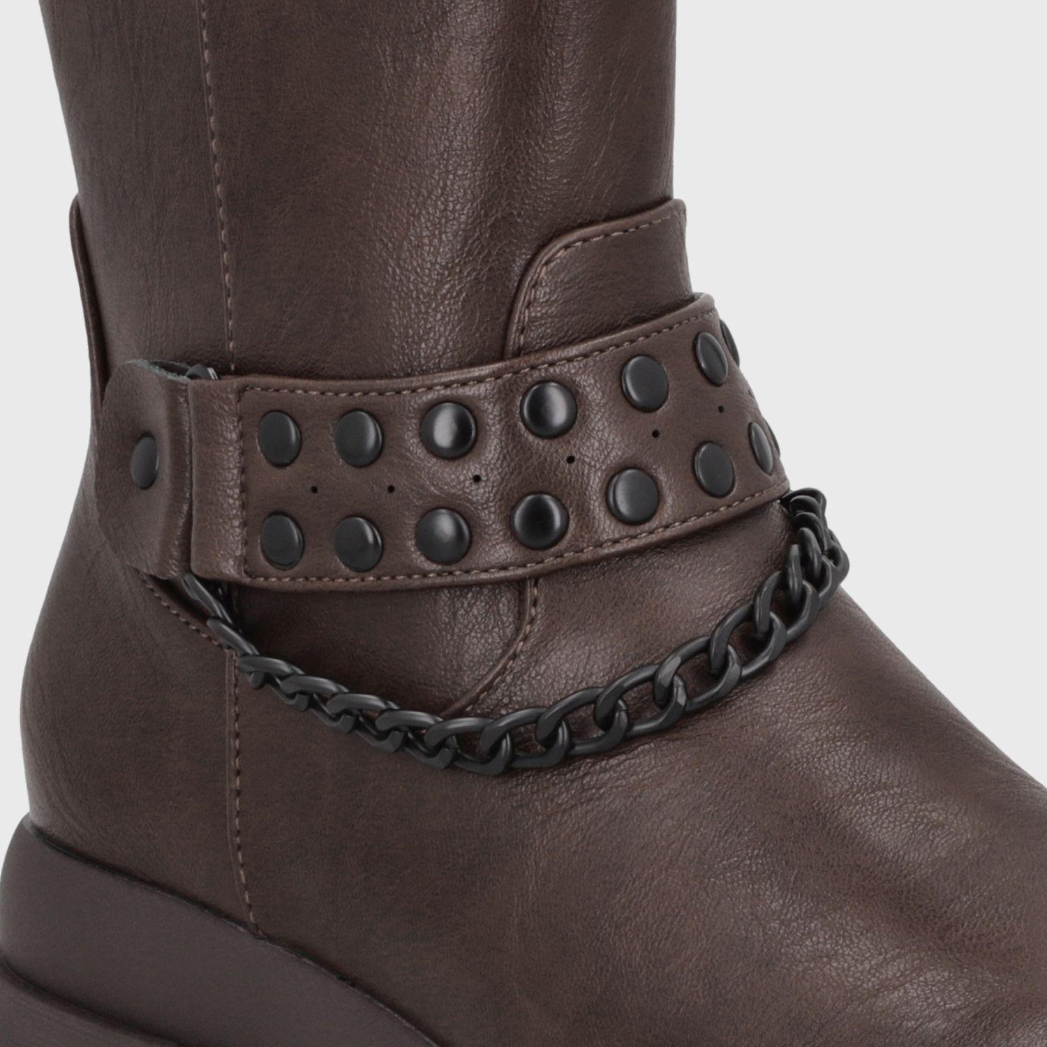 Botin Plataforma Café Mujer 6584153 Gotta-5