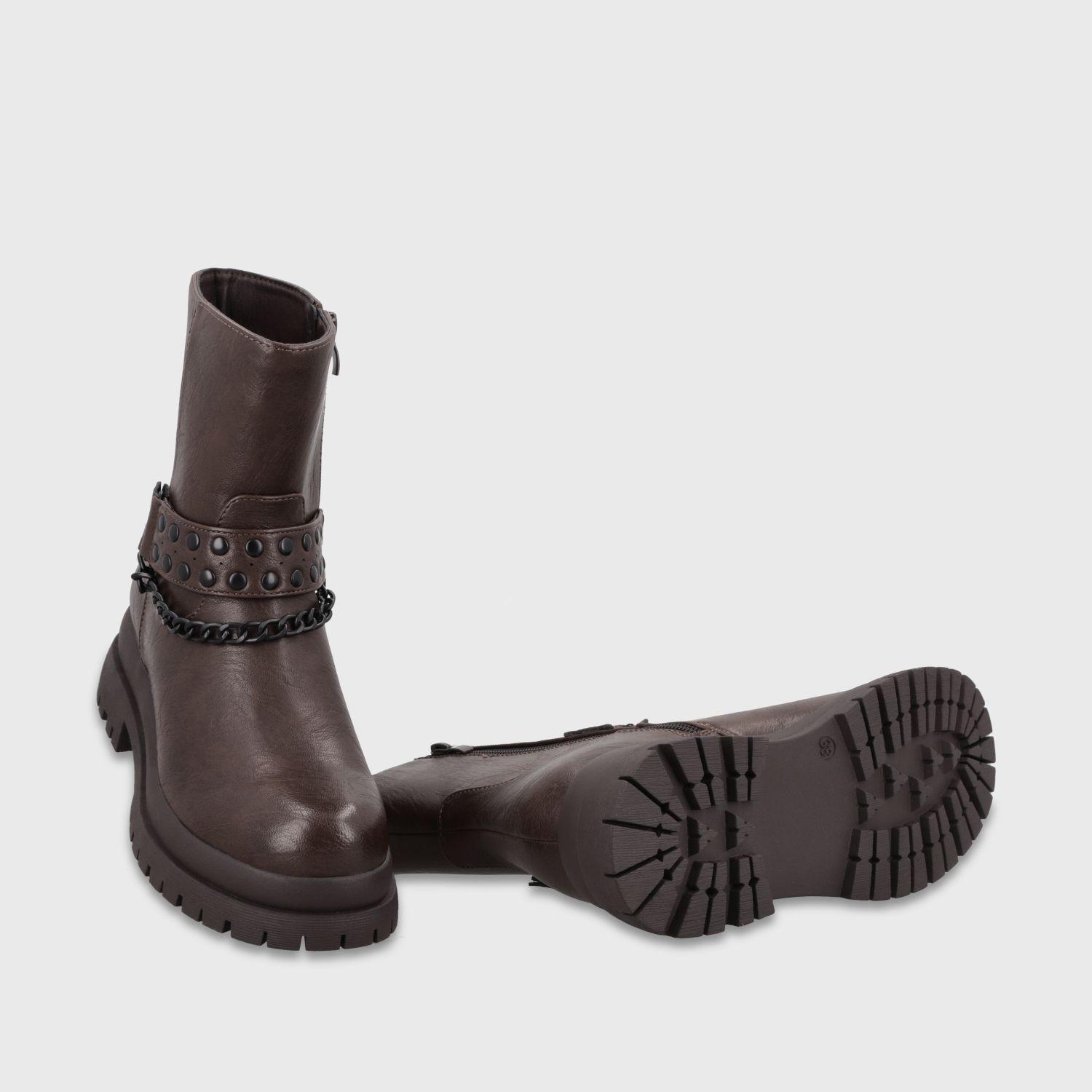 Botin Plataforma Café Mujer 6584153 Gotta-6