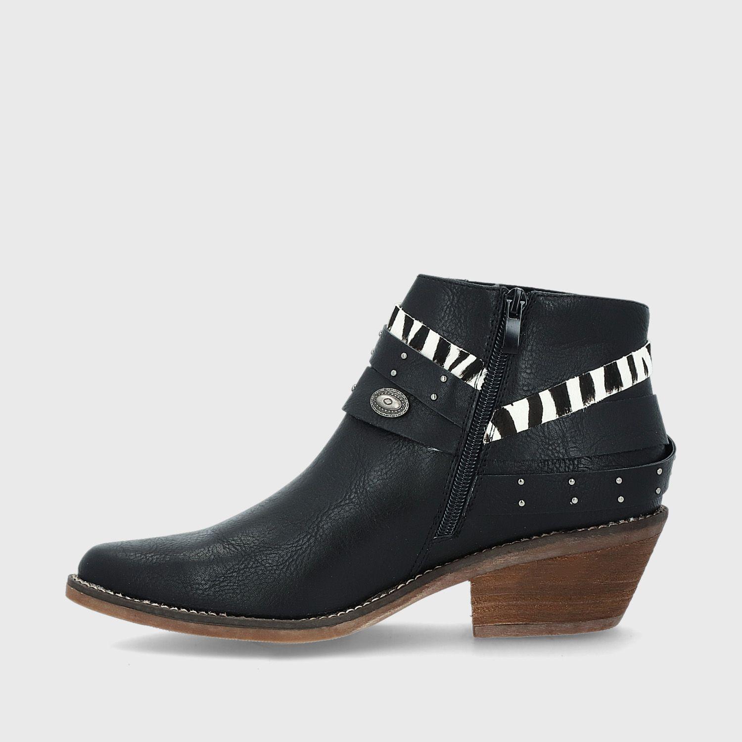 Botín Negro Mujer 23712 Gotta-3