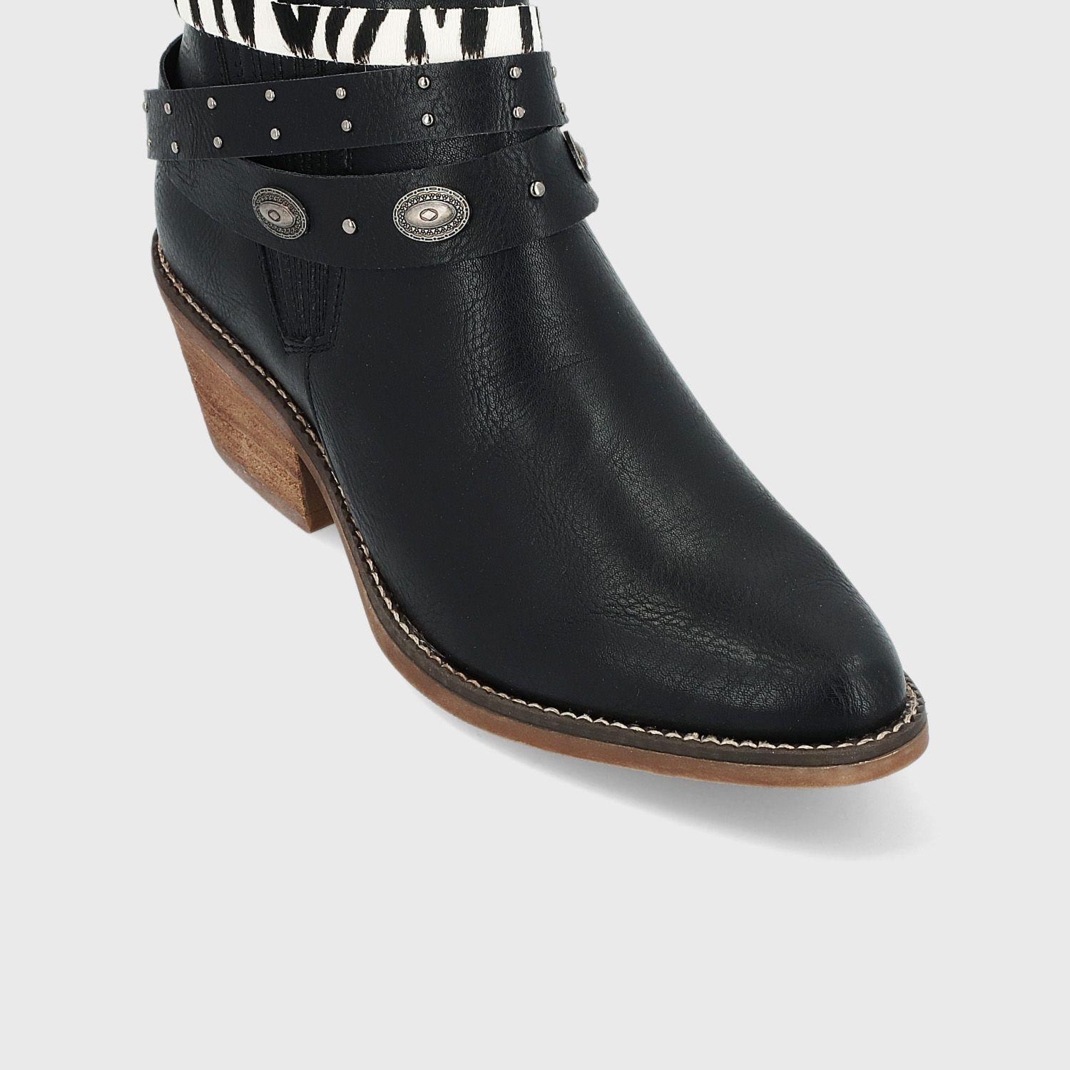 Botín Negro Mujer 23712 Gotta-5