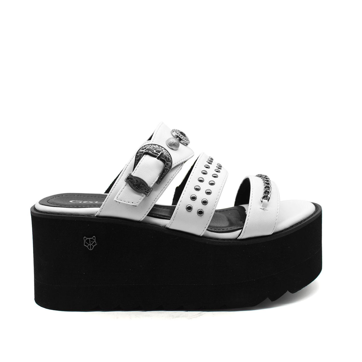 Sandalia Blanca Mujer 15621 Gotta-0