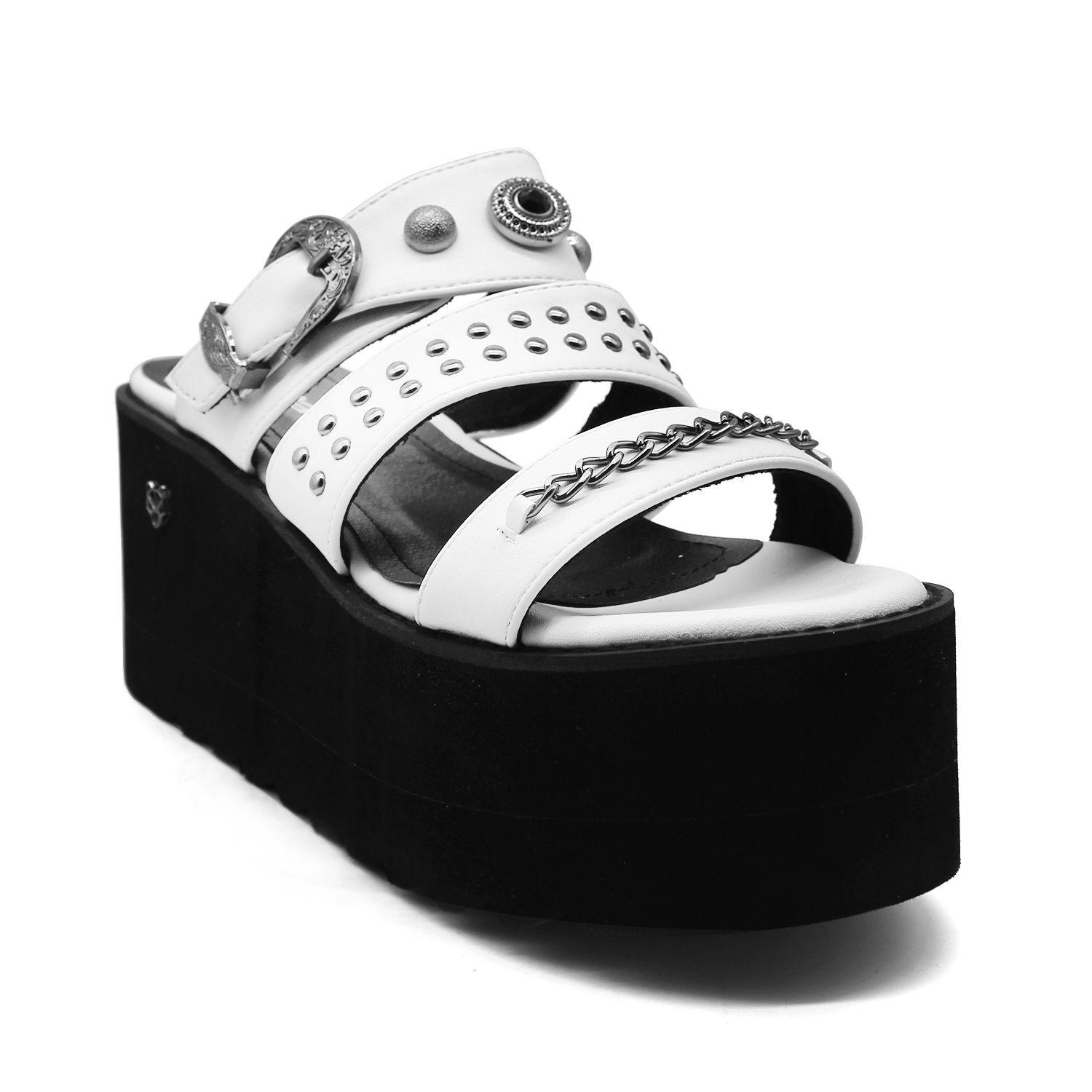 Sandalia Blanca Mujer 15621 Gotta-1