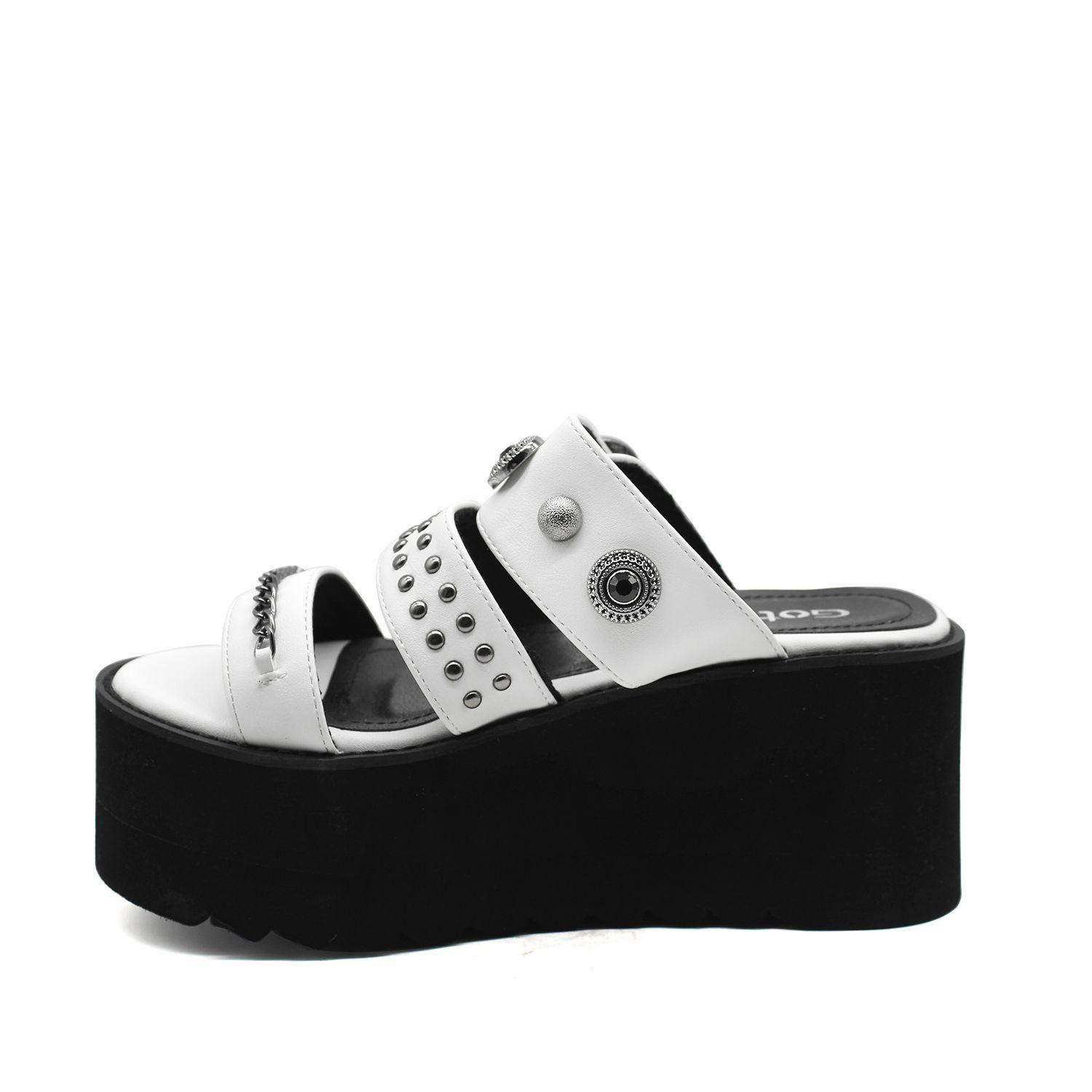 Sandalia Blanca Mujer 15621 Gotta-4