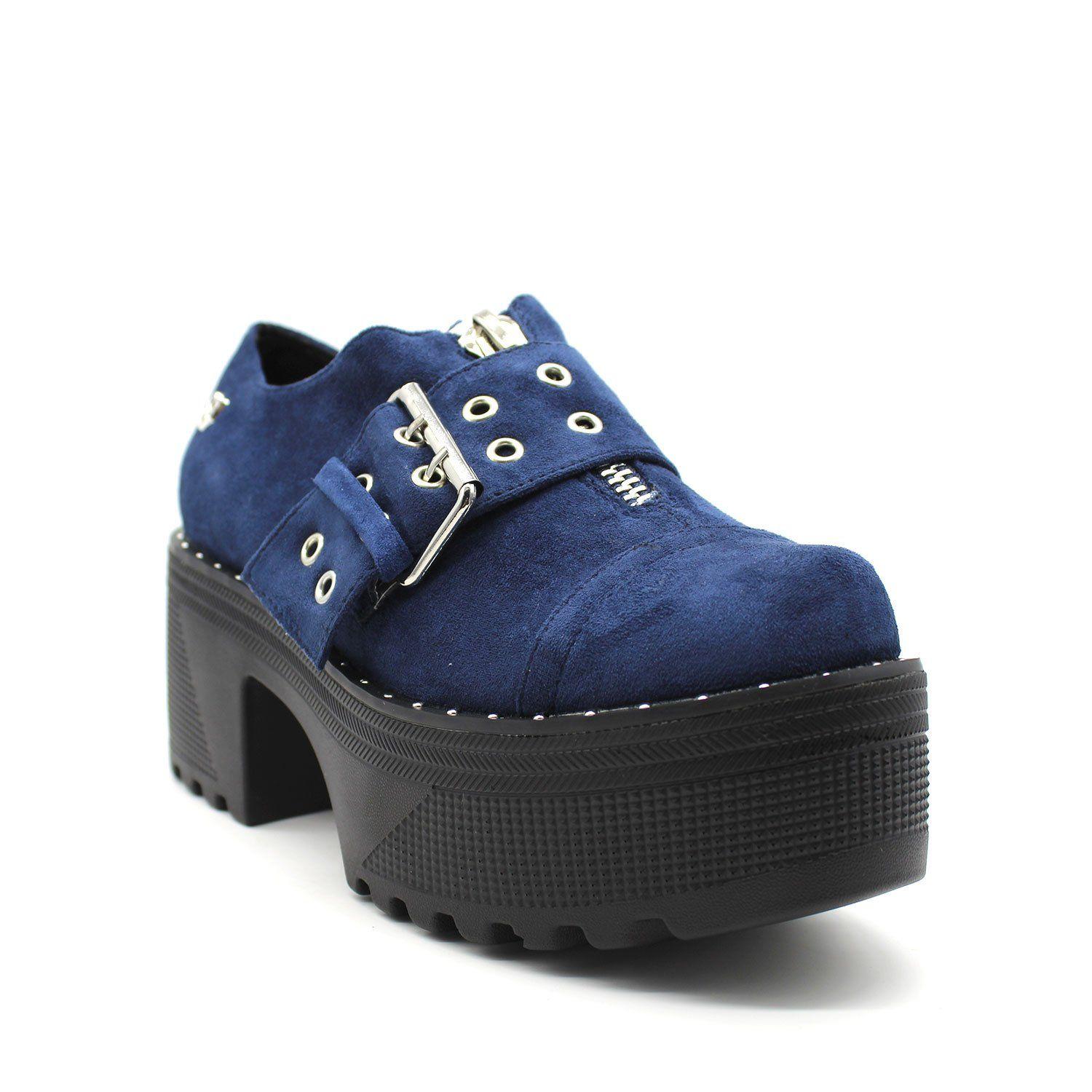 Zapato Azul Mujer C7276 Gotta-1