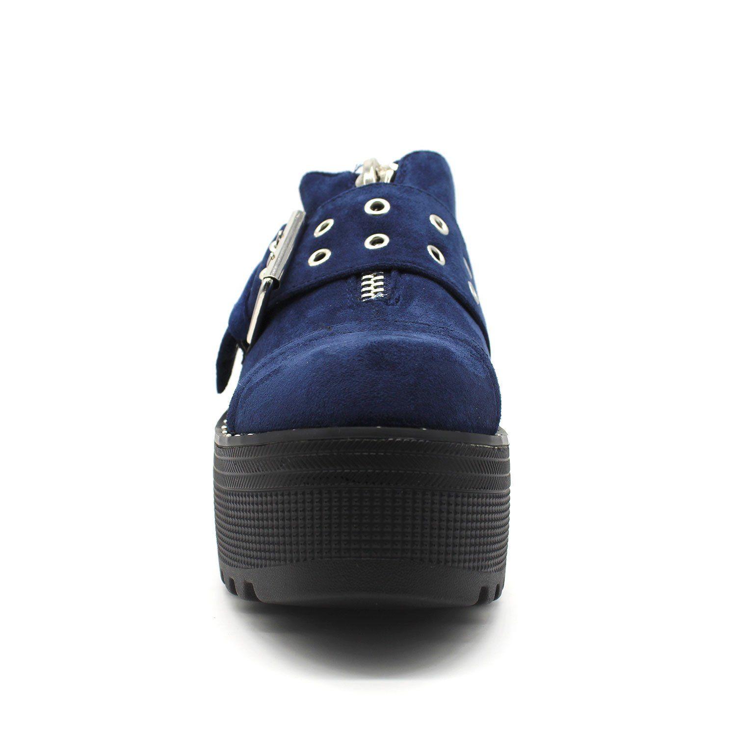 Zapato Azul Mujer C7276 Gotta-2