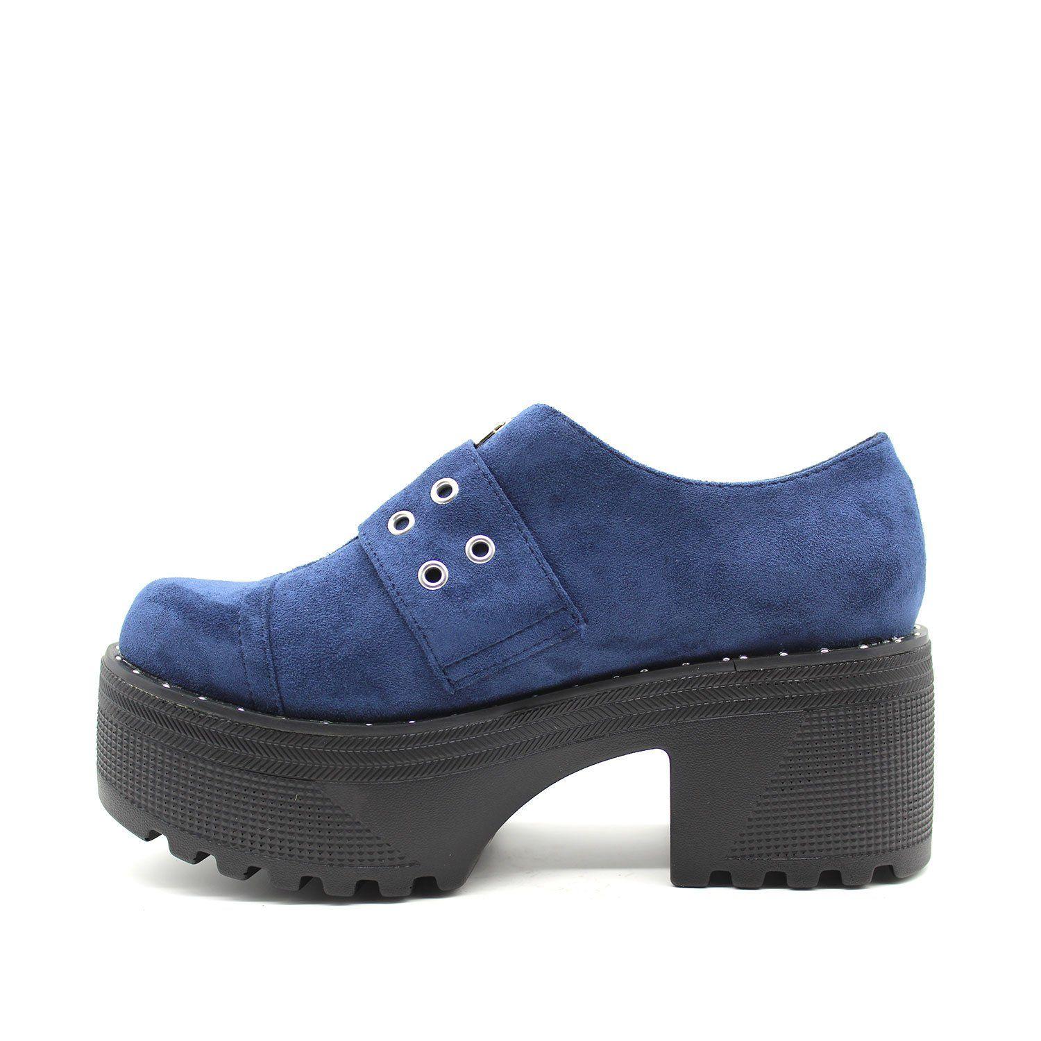 Zapato Azul Mujer C7276 Gotta-3
