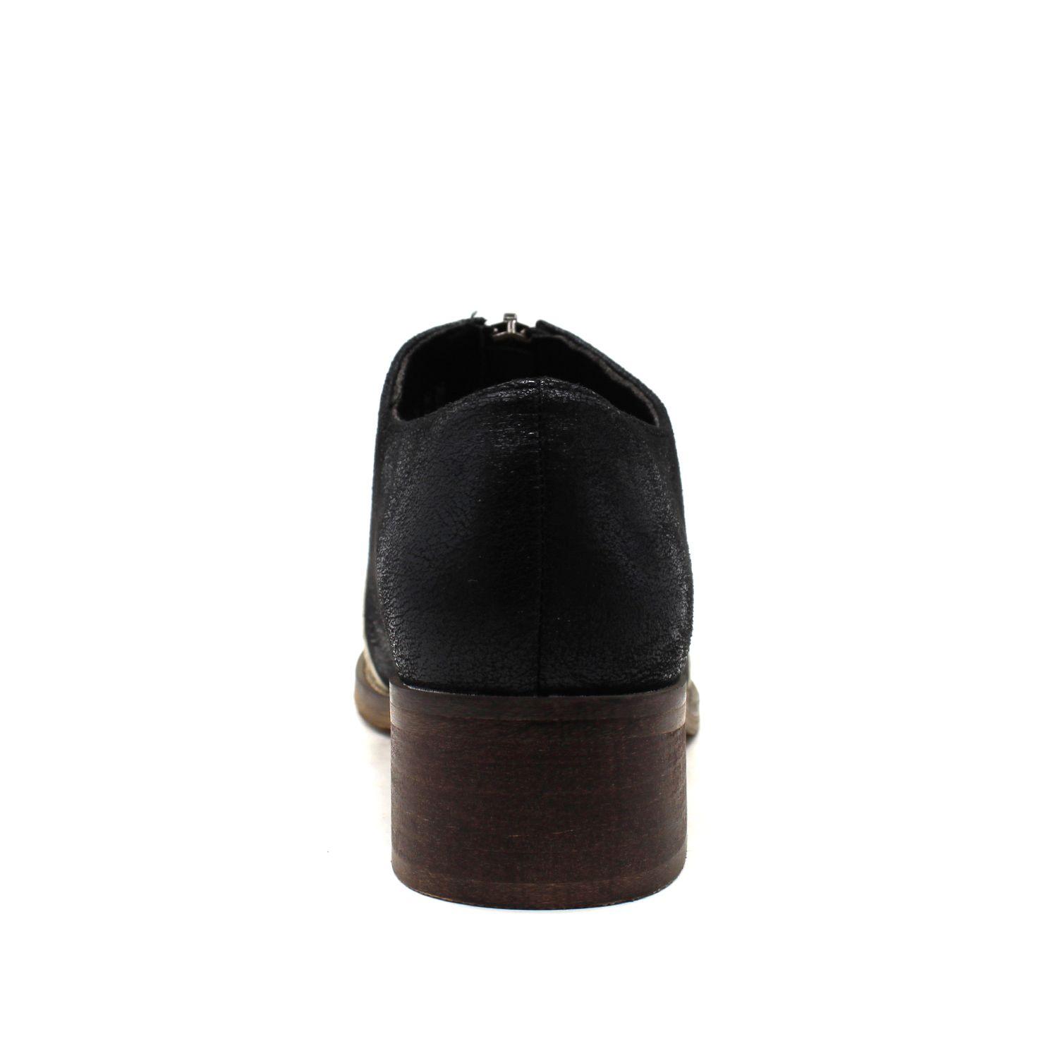 Zapato Negro Animal Print Mujer 87159 Gotta-4