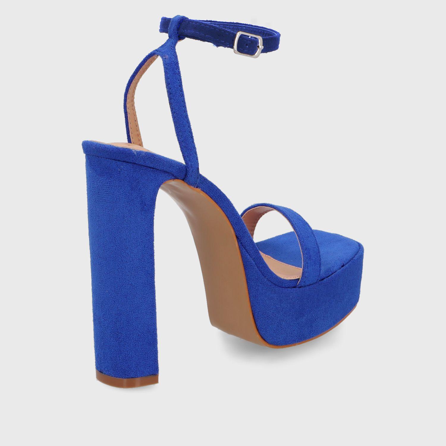 Sandalia Taco Azul Mujer 35101 Gotta-5