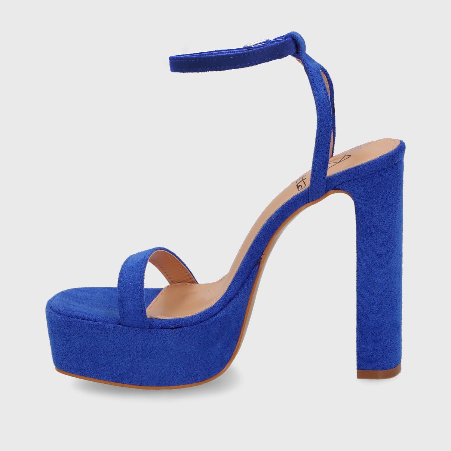 Sandalia Taco Azul Mujer 35101 Gotta-6