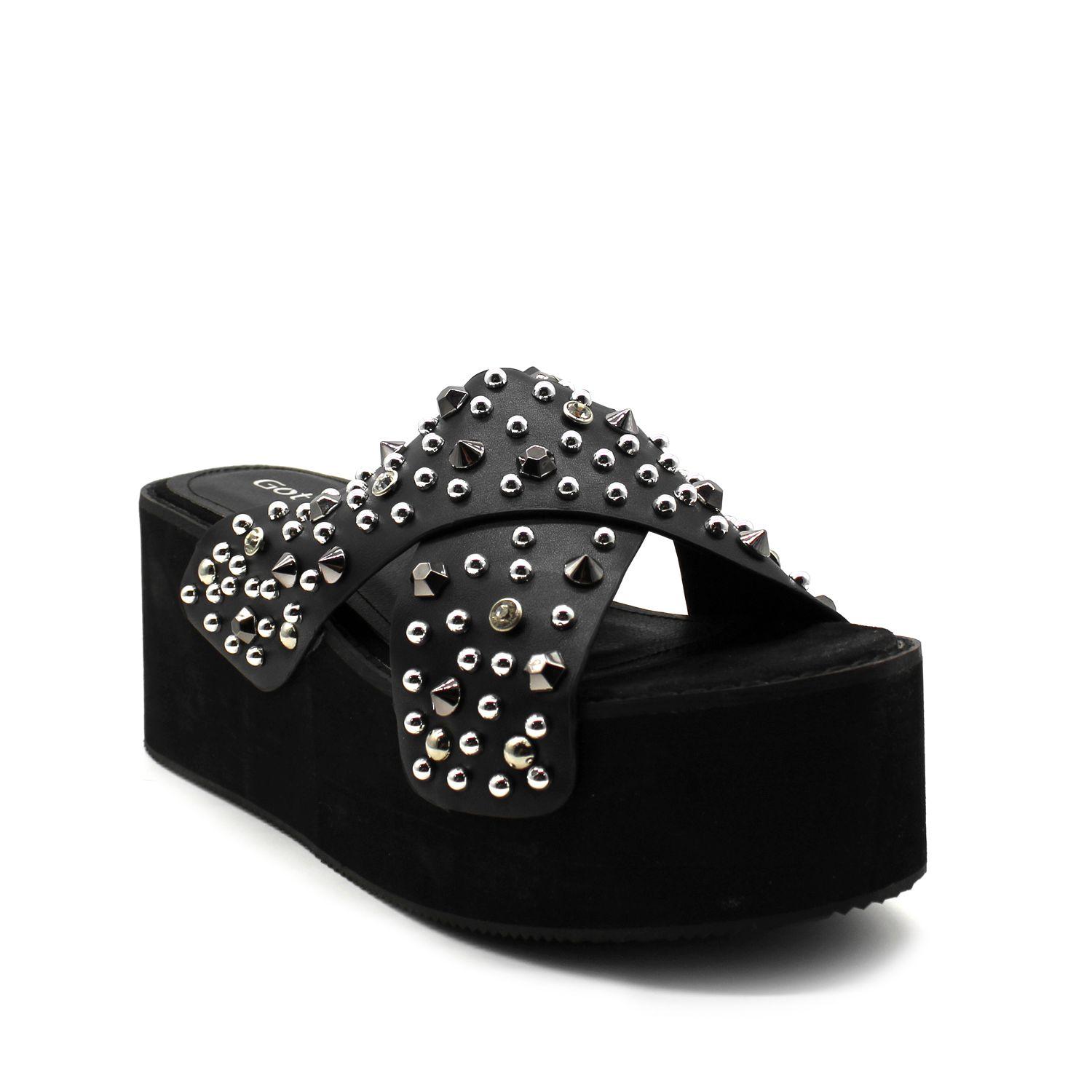 Sandalia Negra Mujer 95485 Gotta-1