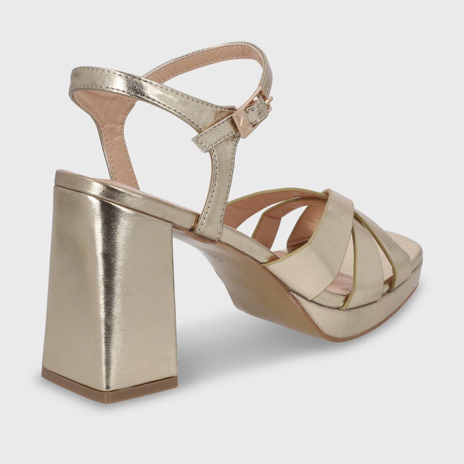 Sandalia Taco Cobre Mujer 45902 Gotta-4