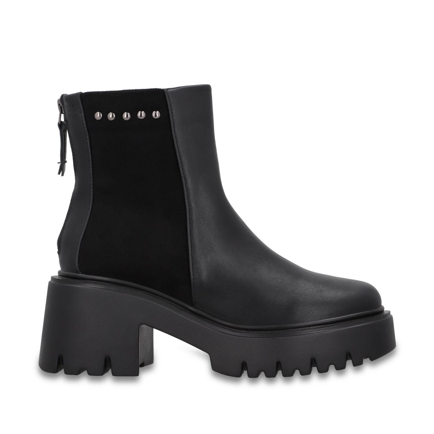 Botin Plataforma Negro Mujer 457541 Gotta-0