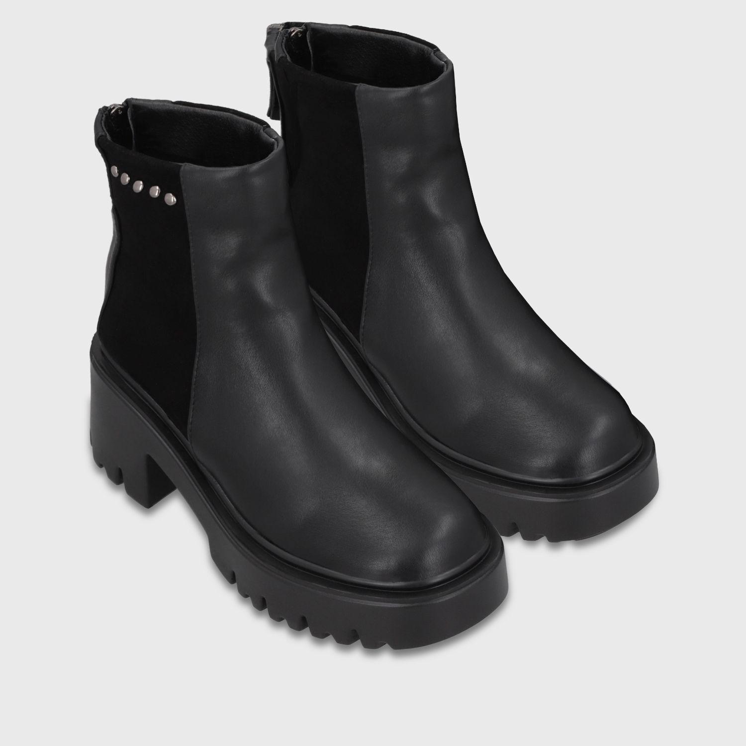 Botin Plataforma Negro Mujer 457541 Gotta-2