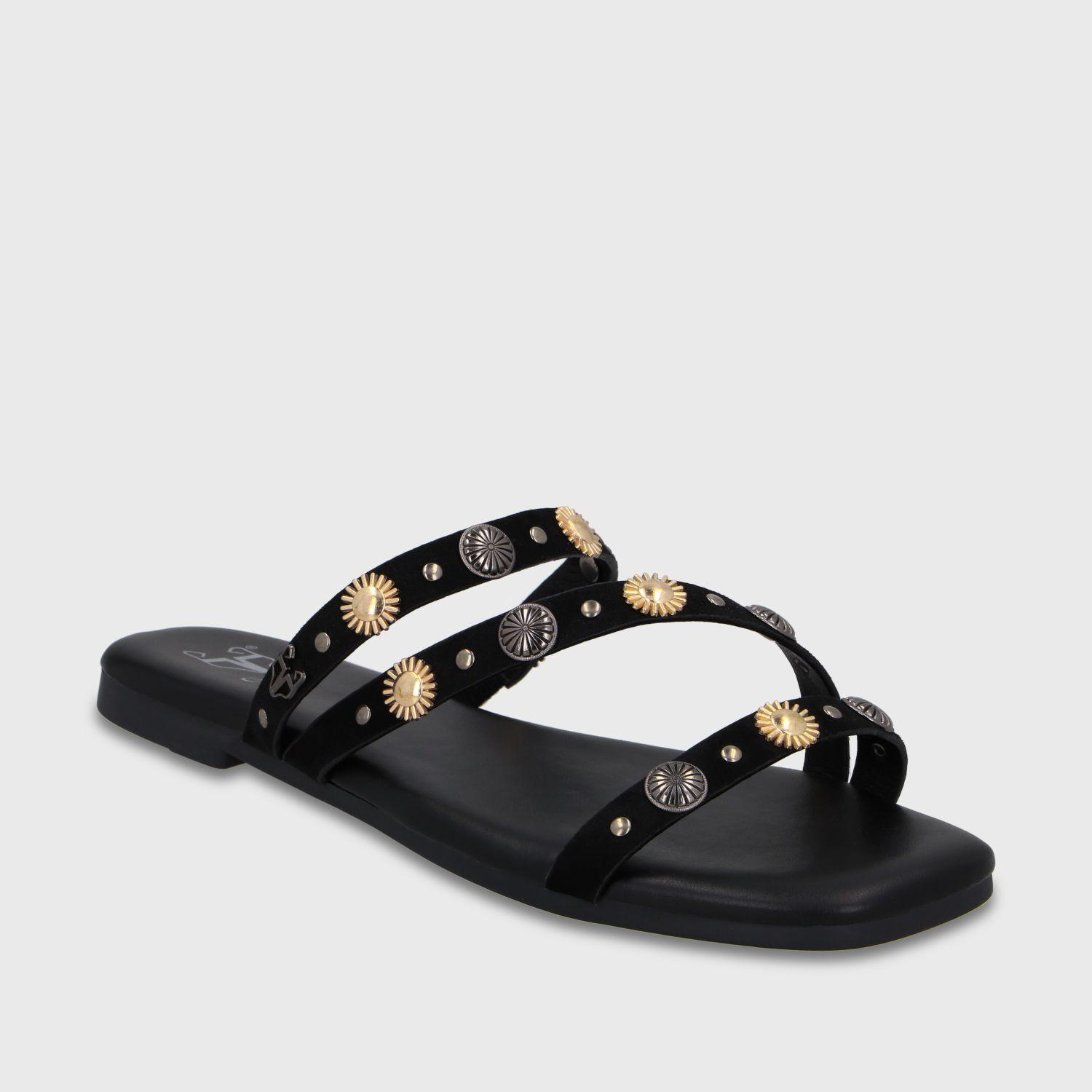 Sandalia Negra Mujer 64141 Gotta-1