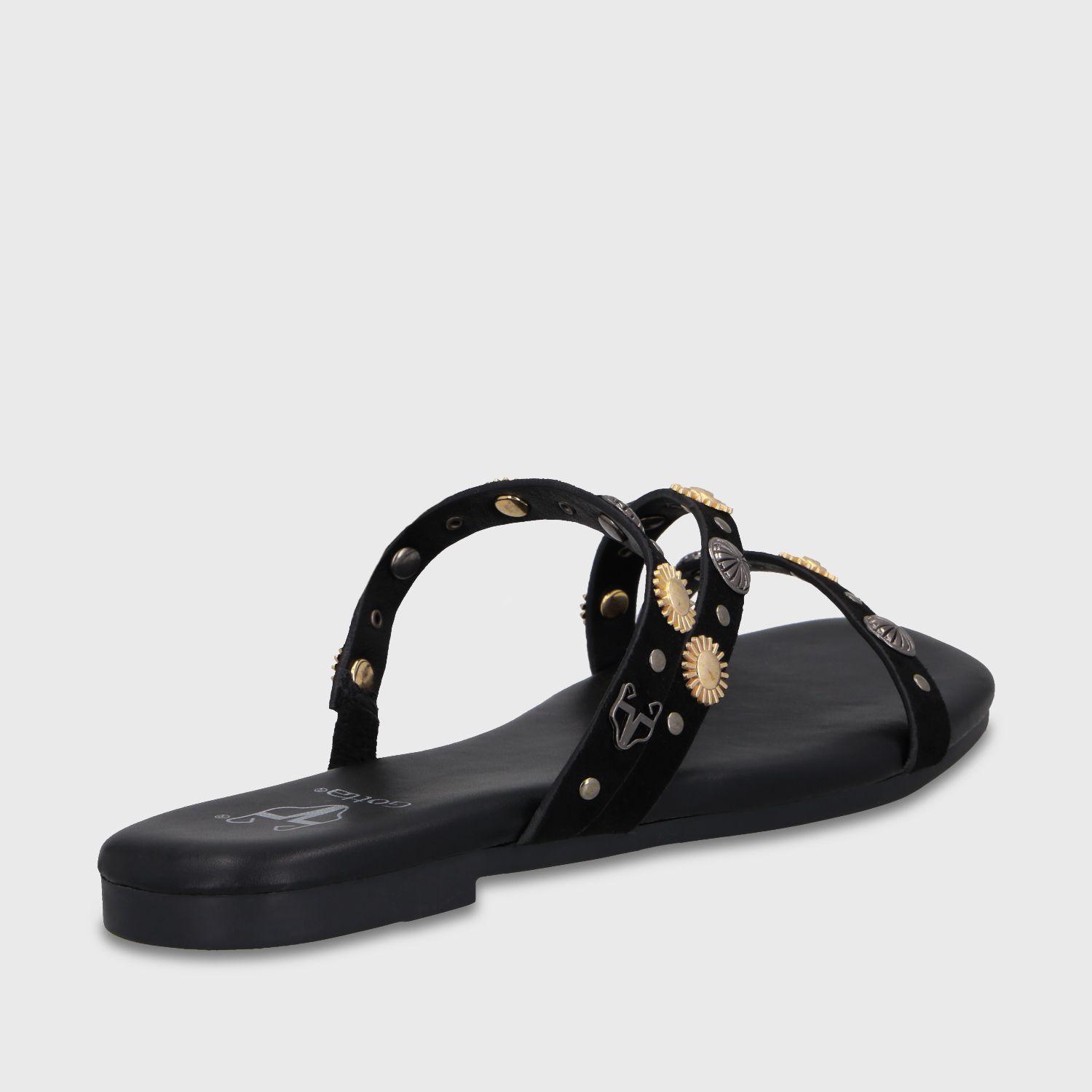 Sandalia Negra Mujer 64141 Gotta-4