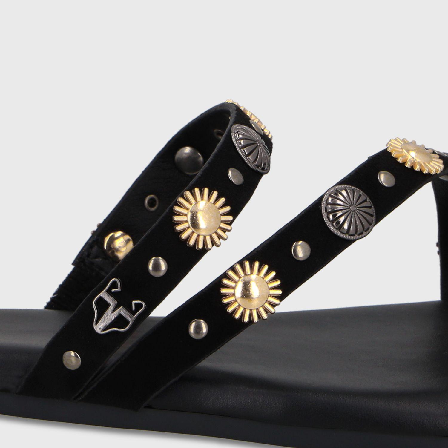 Sandalia Negra Mujer 64141 Gotta-5