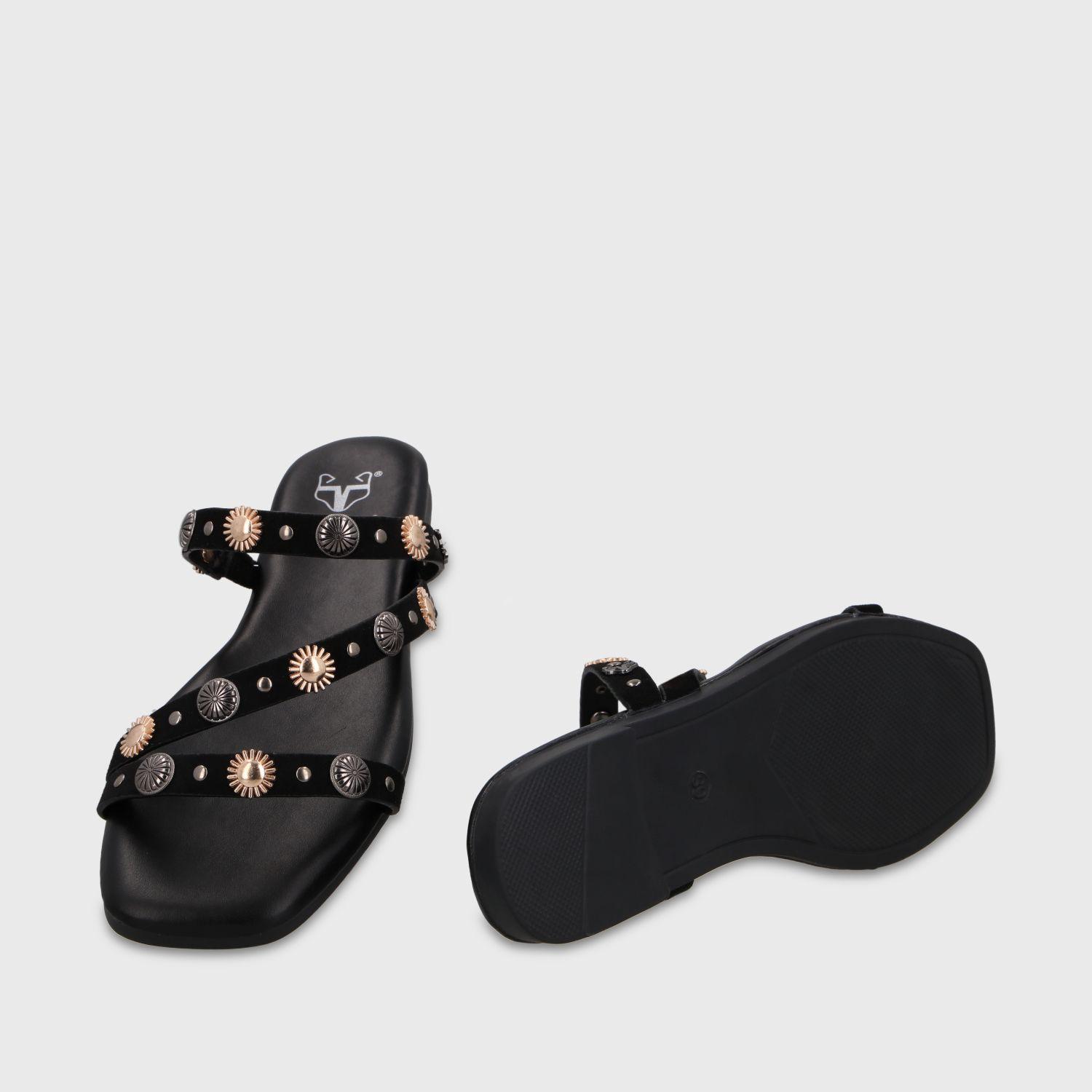 Sandalia Negra Mujer 64141 Gotta-6