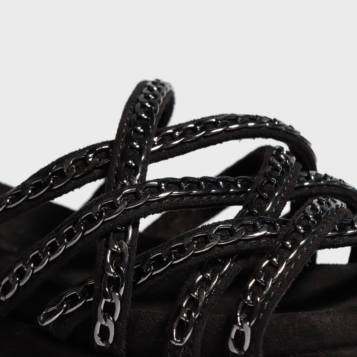 Sandalia Plataforma Negra Mujer 25890 Gotta-4