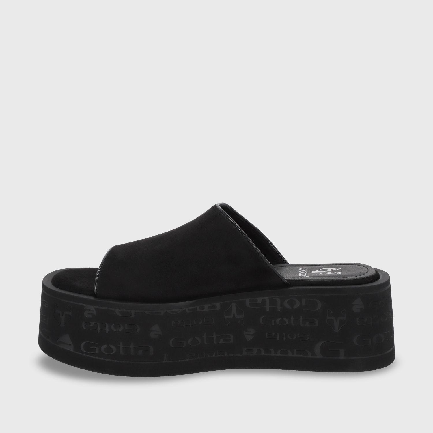 Sandalia Plataforma Negro Mujer 55930 Gotta-3
