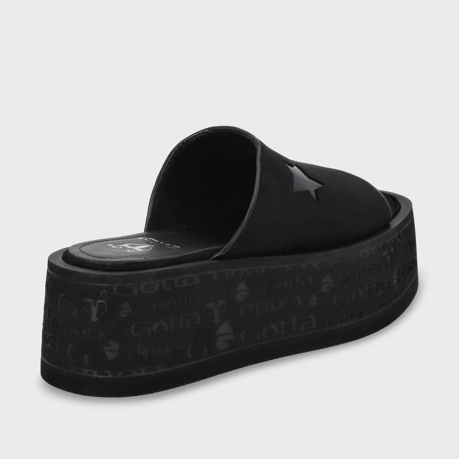 Sandalia Plataforma Negro Mujer 55930 Gotta-4
