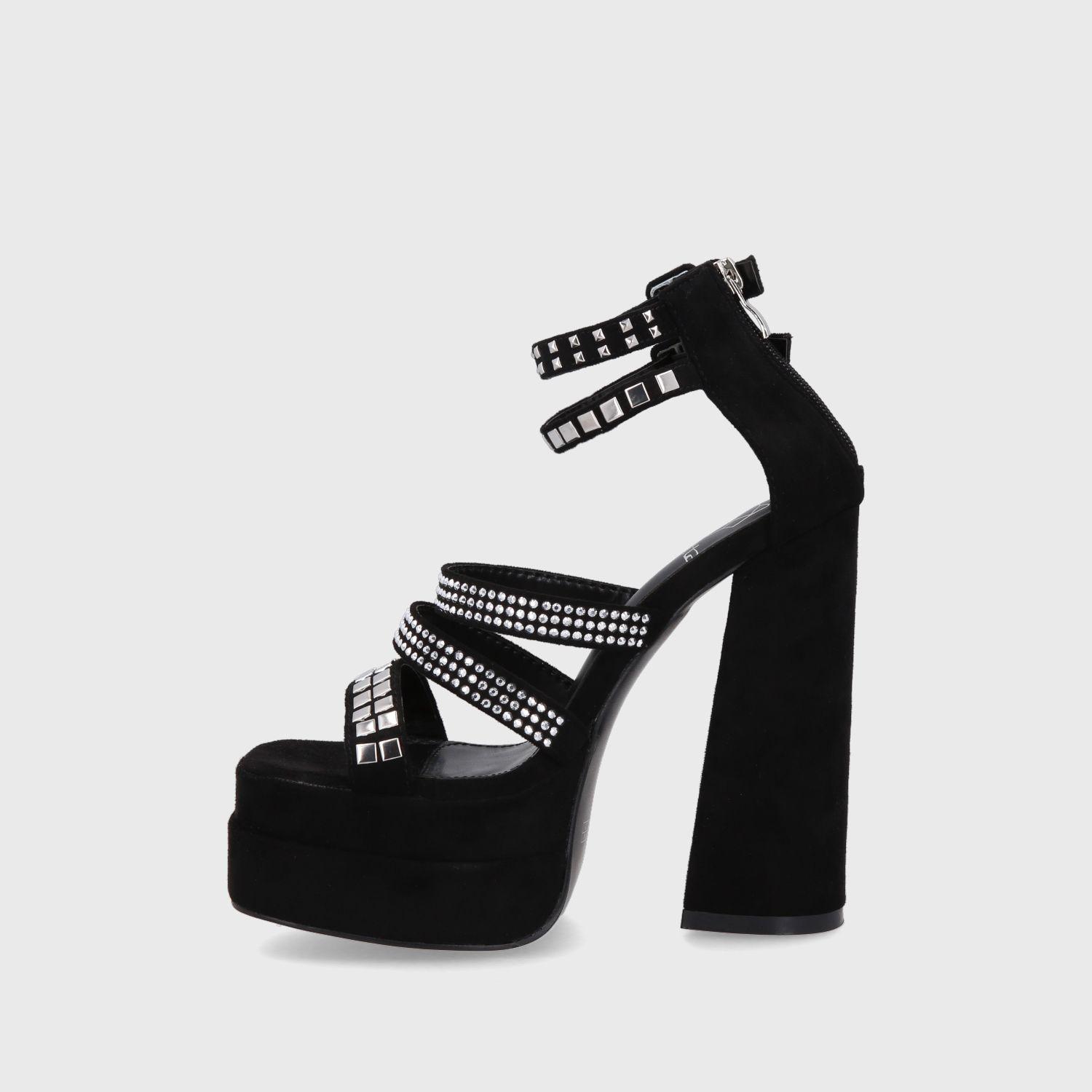 Sandalia Plataforma Negra Mujer 25912 Gotta-3