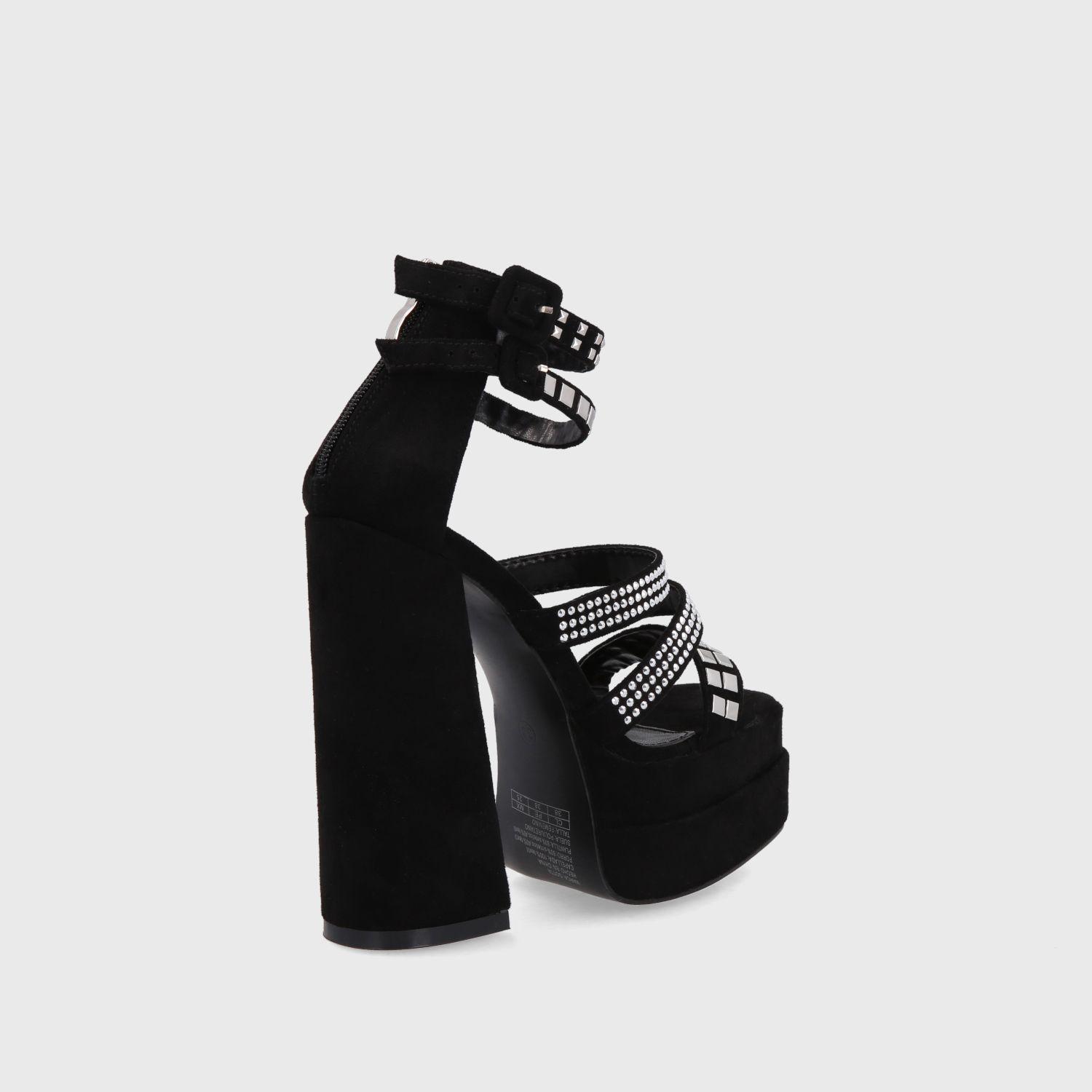 Sandalia Plataforma Negra Mujer 25912 Gotta-4