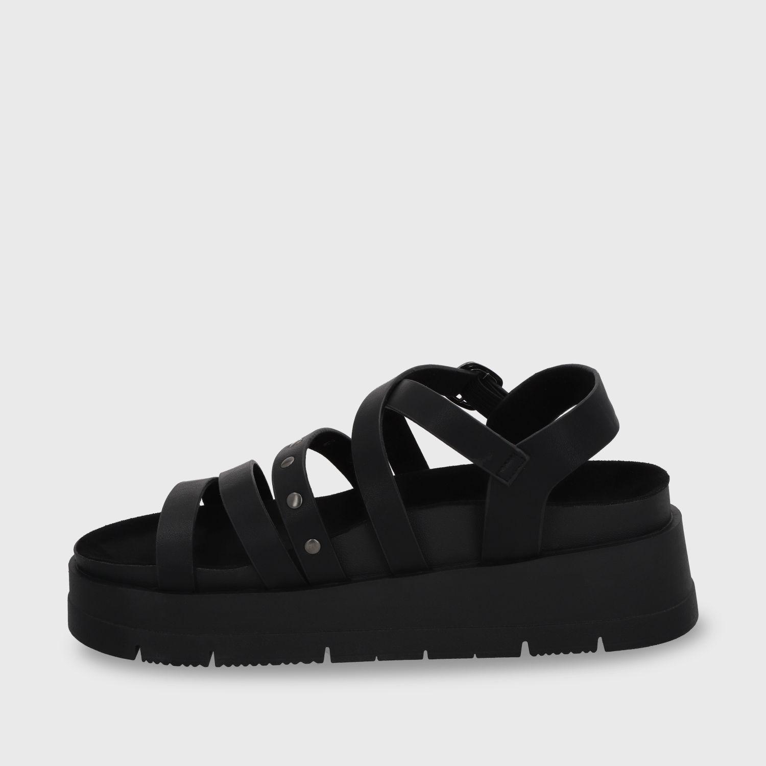 Sandalia Plataforma Negra Mujer 55231 Gotta-5