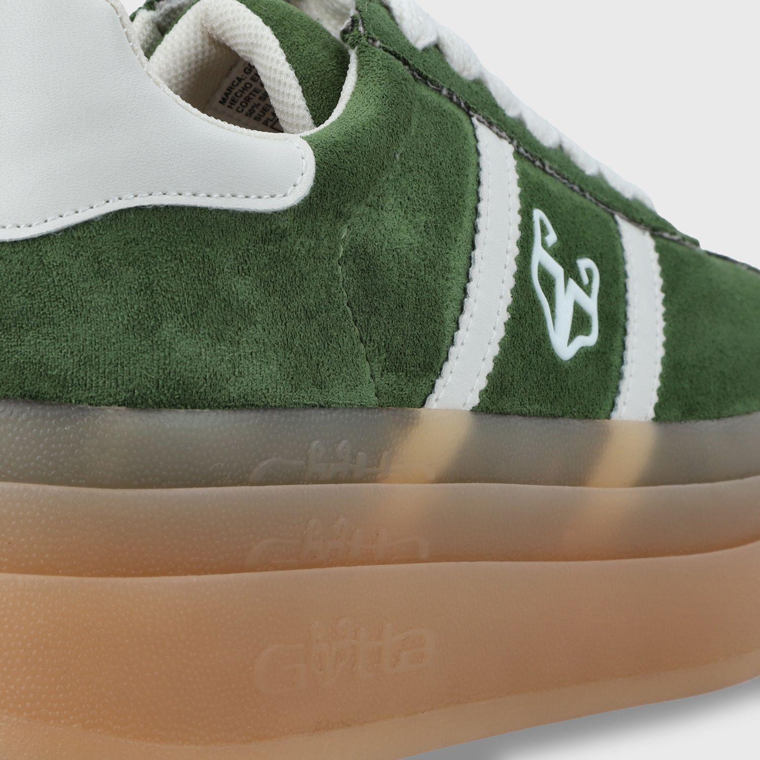 zapatilla Plataforma Verde Mujer 53750 Gotta-5