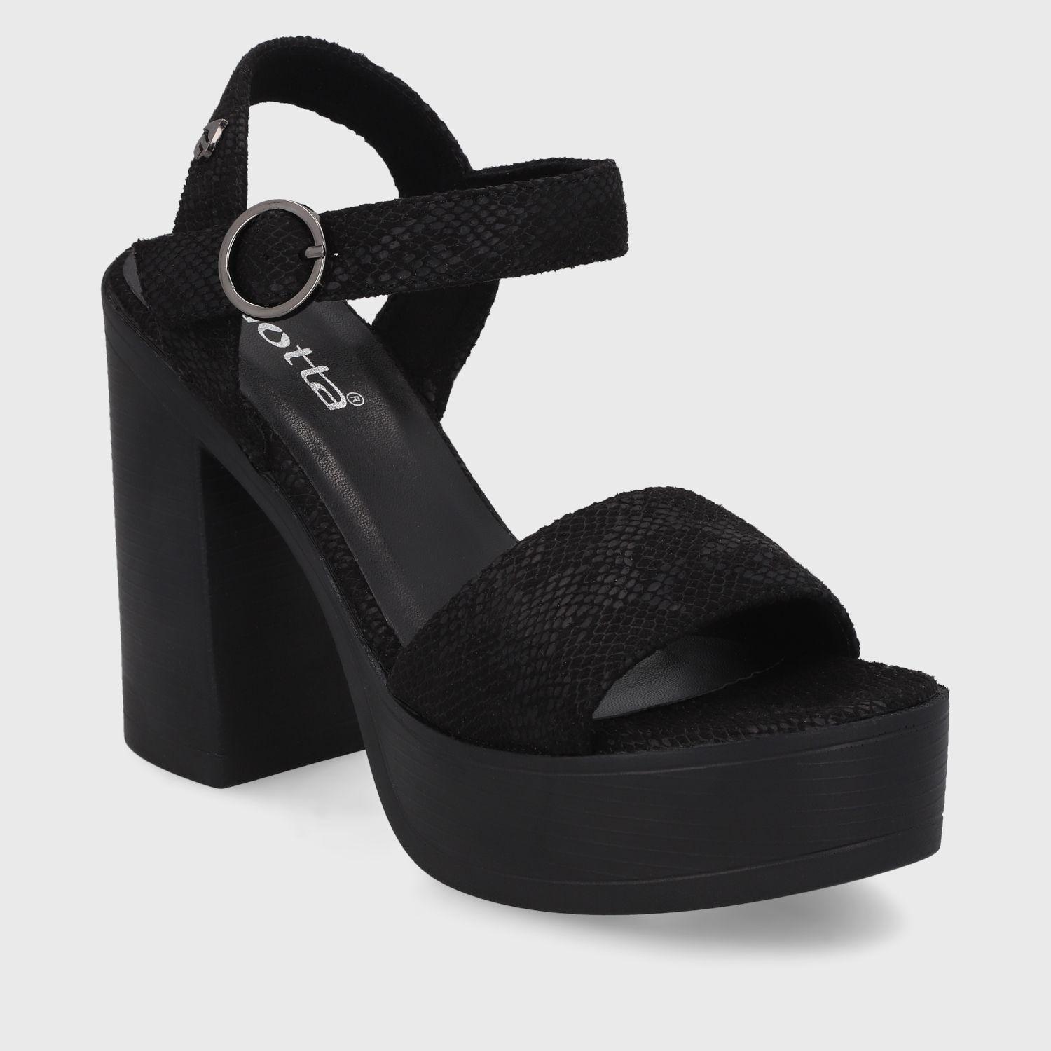 Sandalia Negra  Mujer 45961 Gotta-1