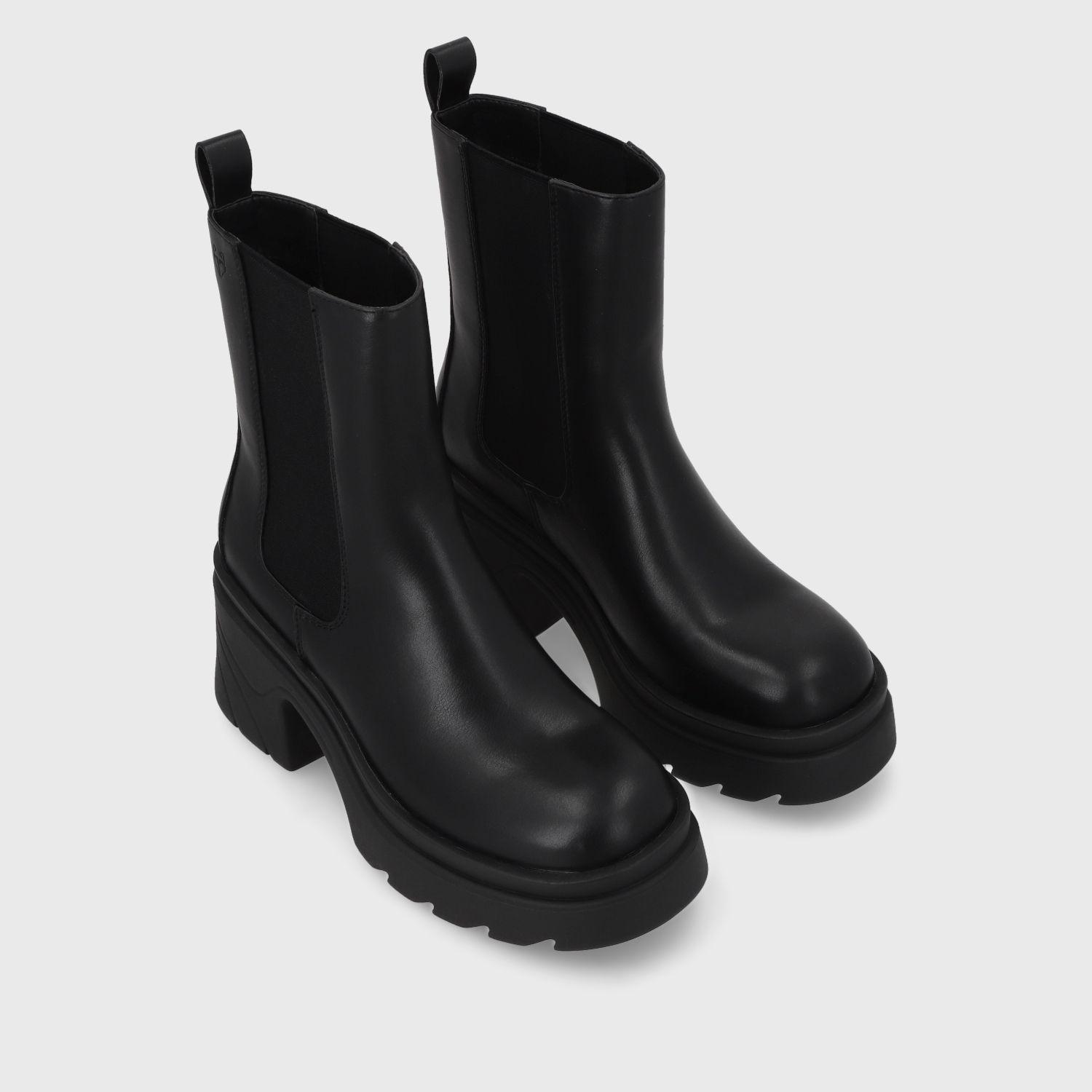 Botín Plataforma Negro Mujer 26081 Gotta-2