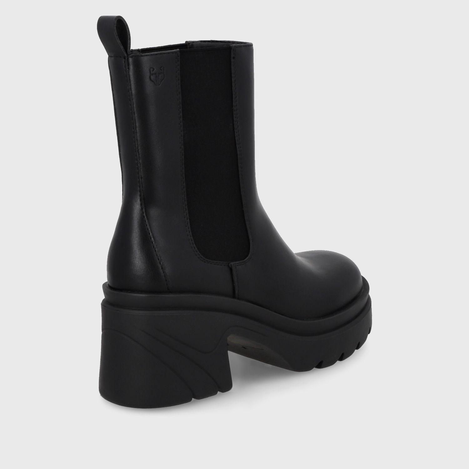 Botín Plataforma Negro Mujer 26081 Gotta-4