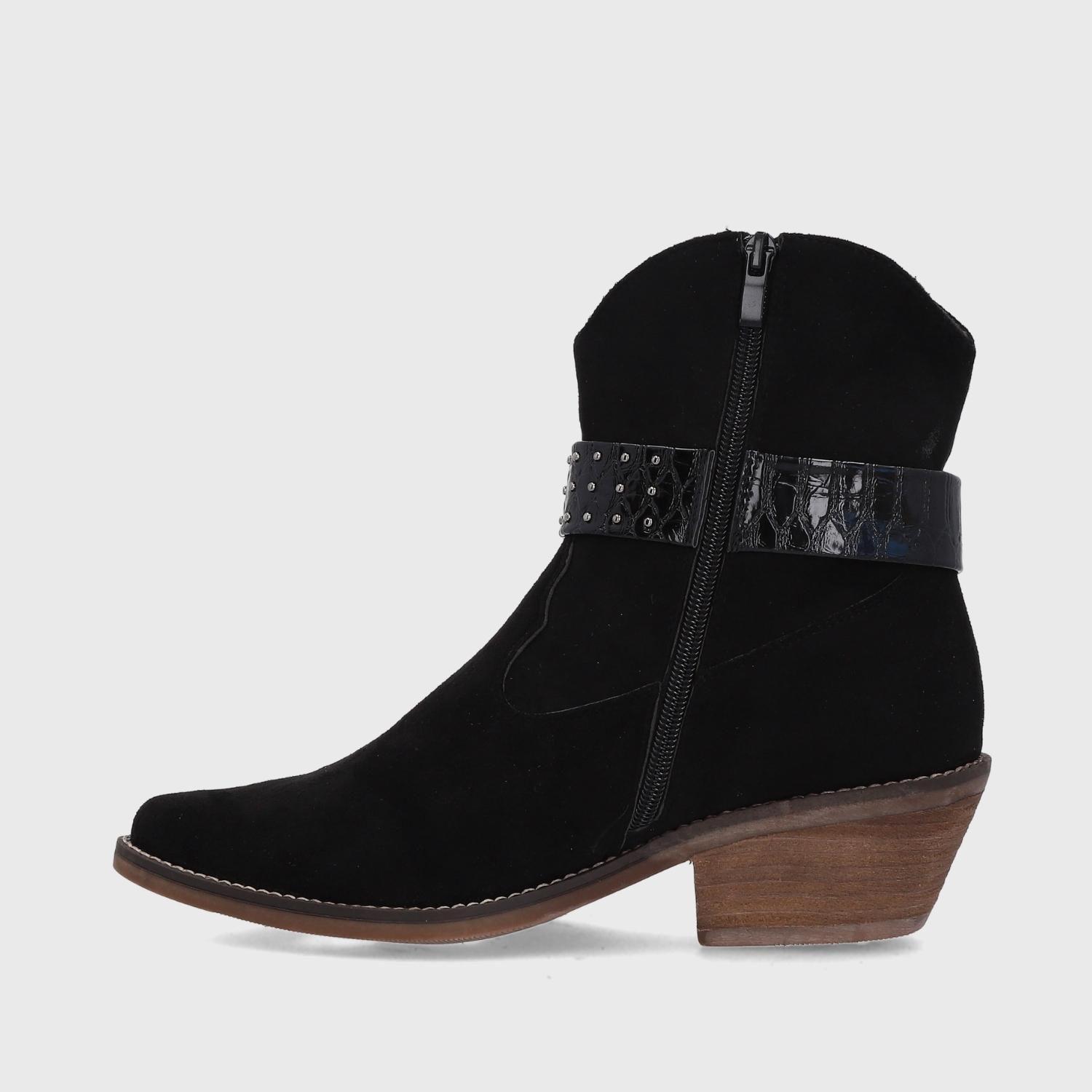 Botín Negro Mujer 23711 Gotta-3