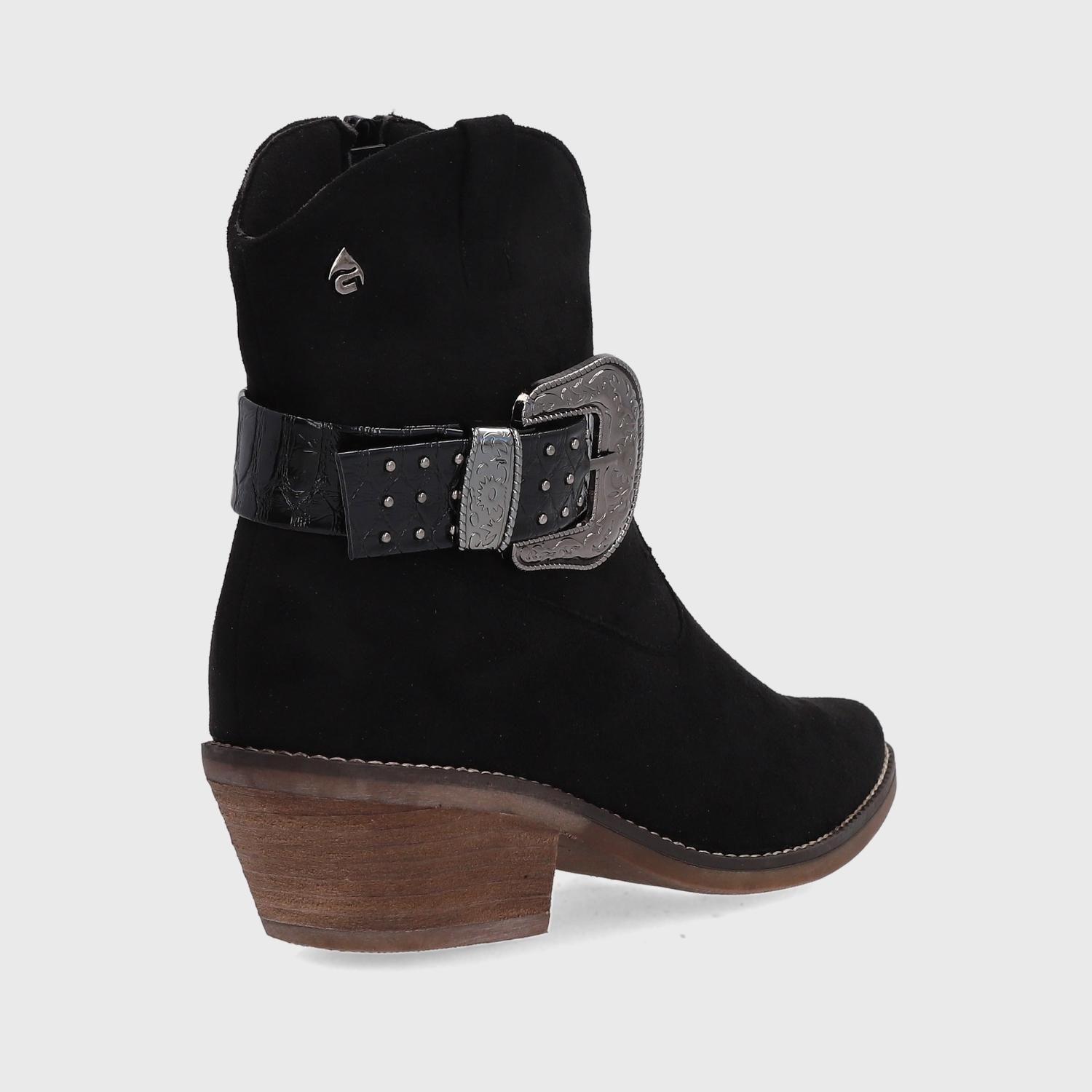 Botín Negro Mujer 23711 Gotta-4