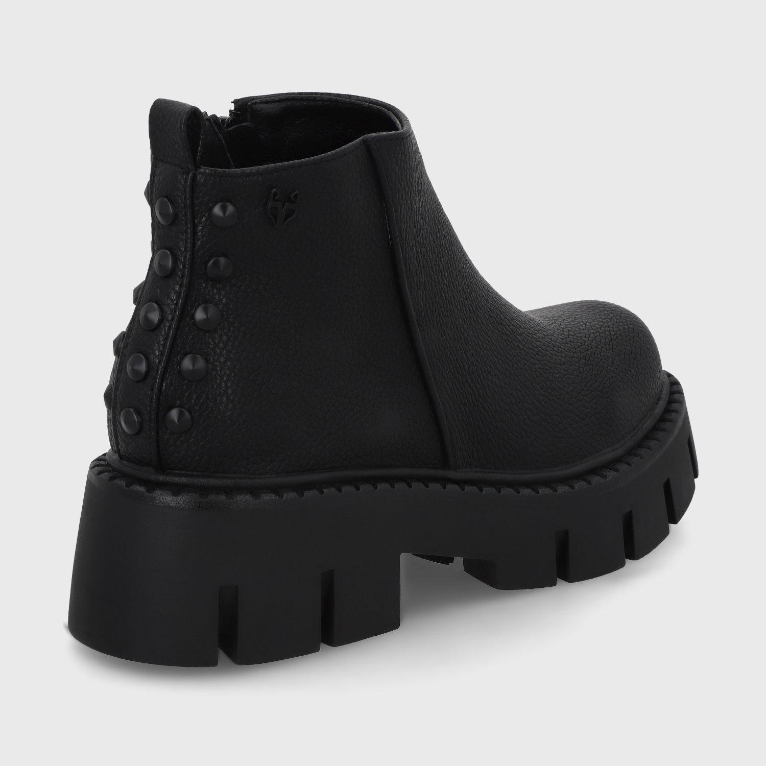 Botin Plataforma Negro Mujer 55260 Gotta-4