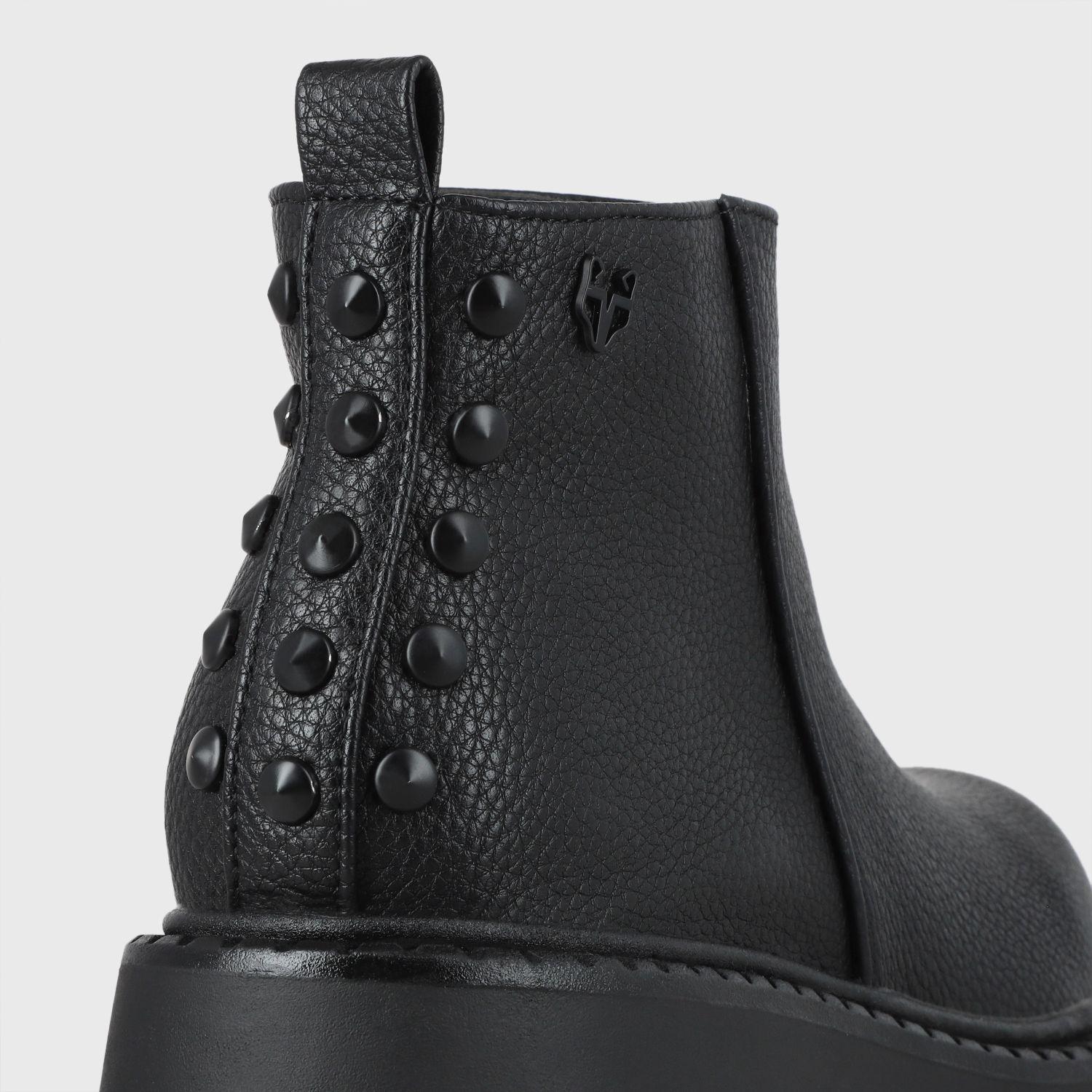 Botin Plataforma Negro Mujer 55260 Gotta-5