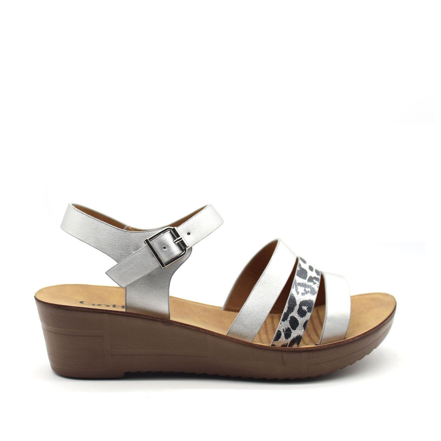 Sandalia Plateada Mujer 92002 Gotta-0