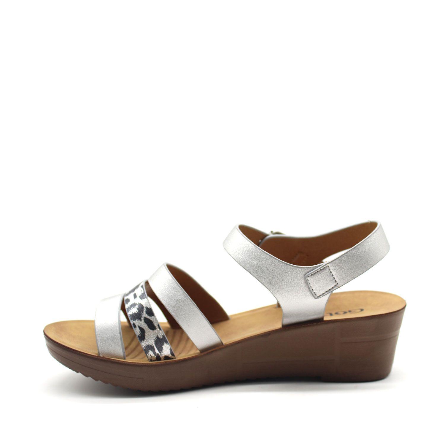 Sandalia Plateada Mujer 92002 Gotta-3