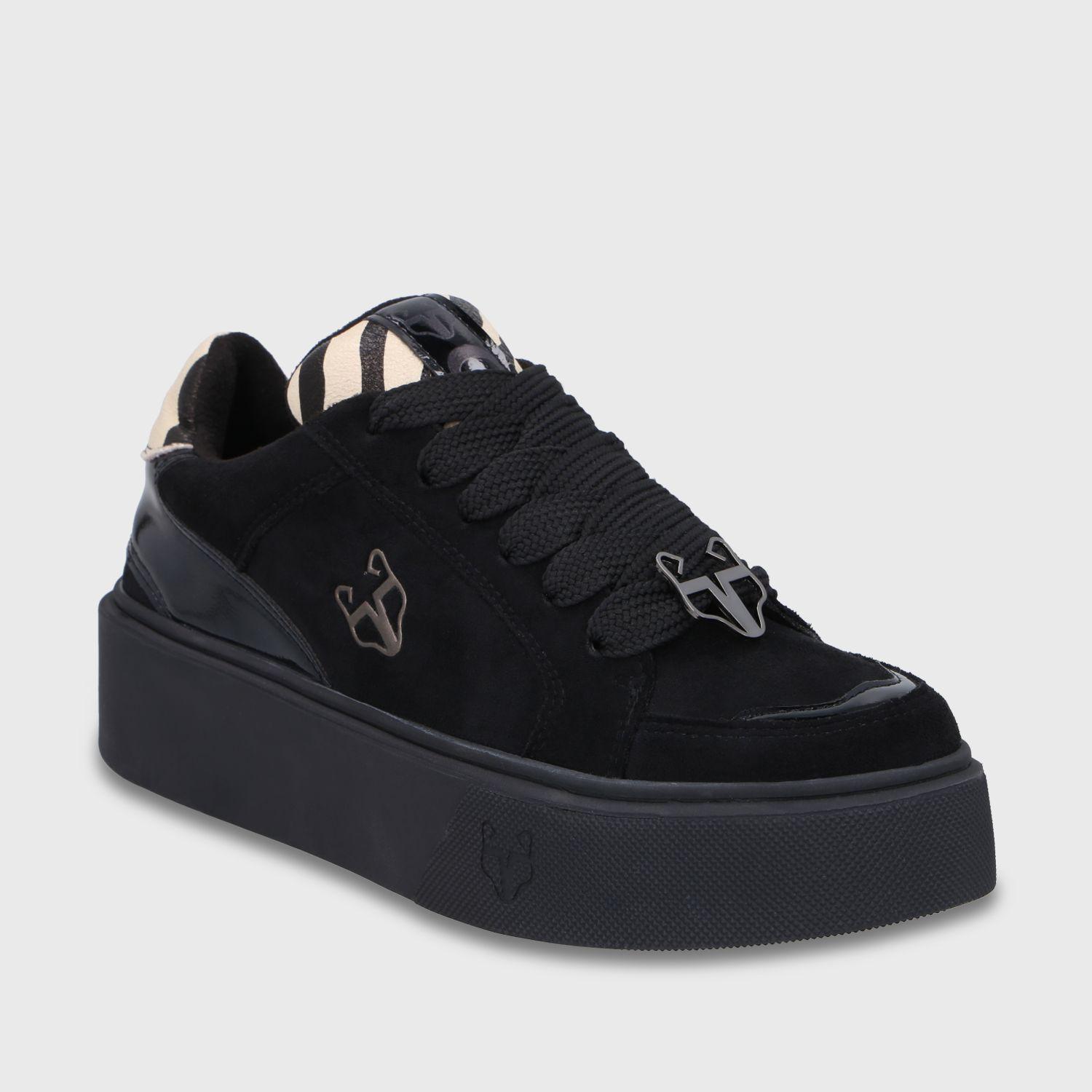 Zapatilla  Negra Mujer 43046 Gotta-1