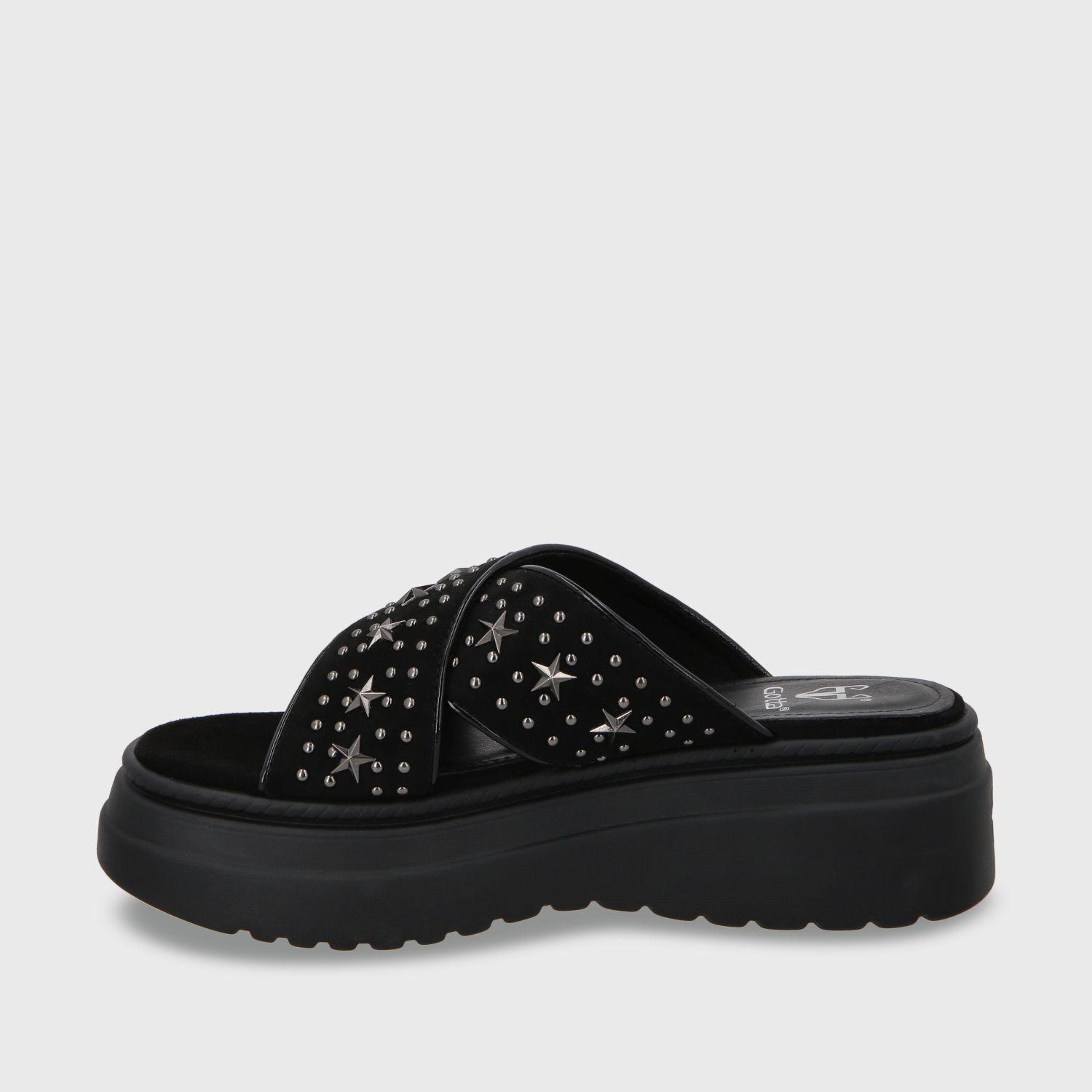 Sandalia Plataforma Negro Mujer 55921 Gotta-3