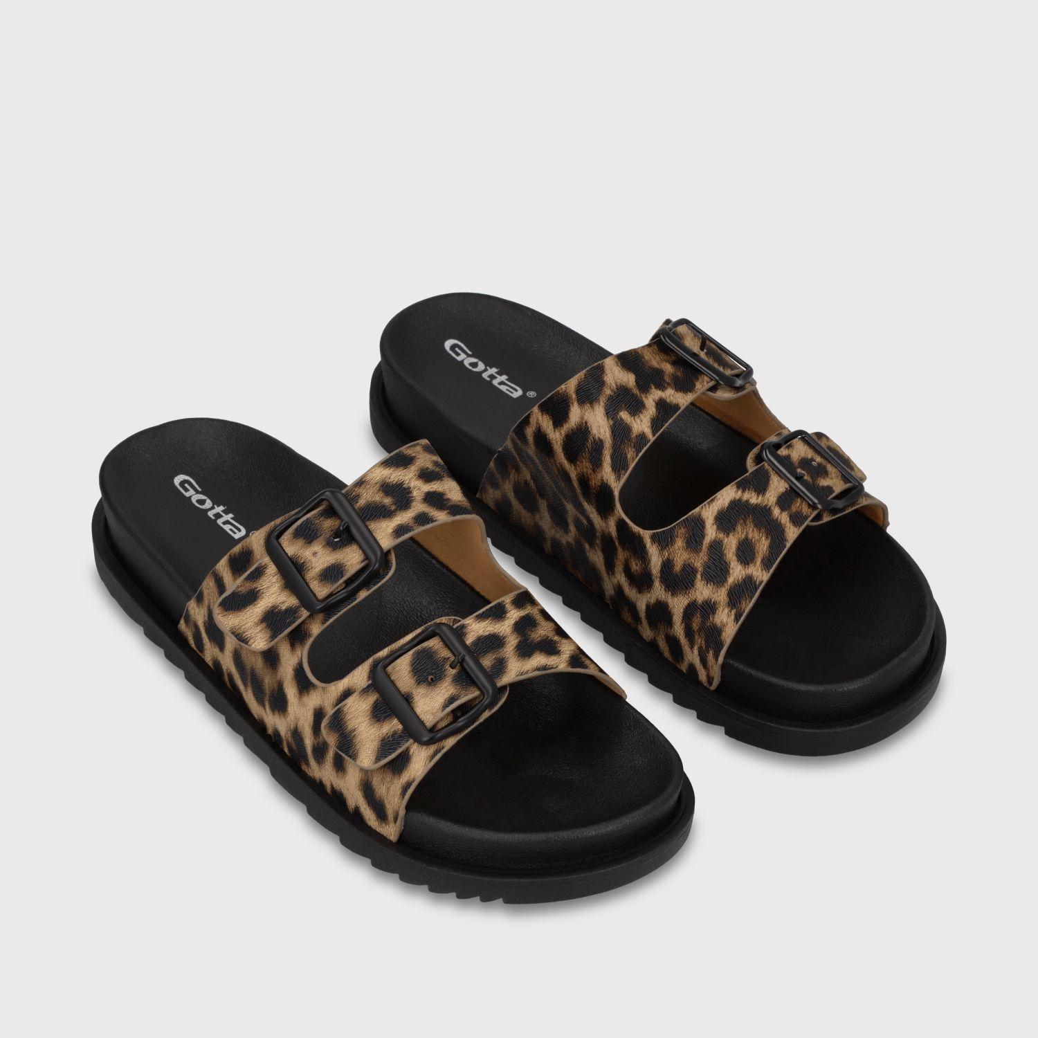 Sandalia Negra Mujer 52050 Gotta-2