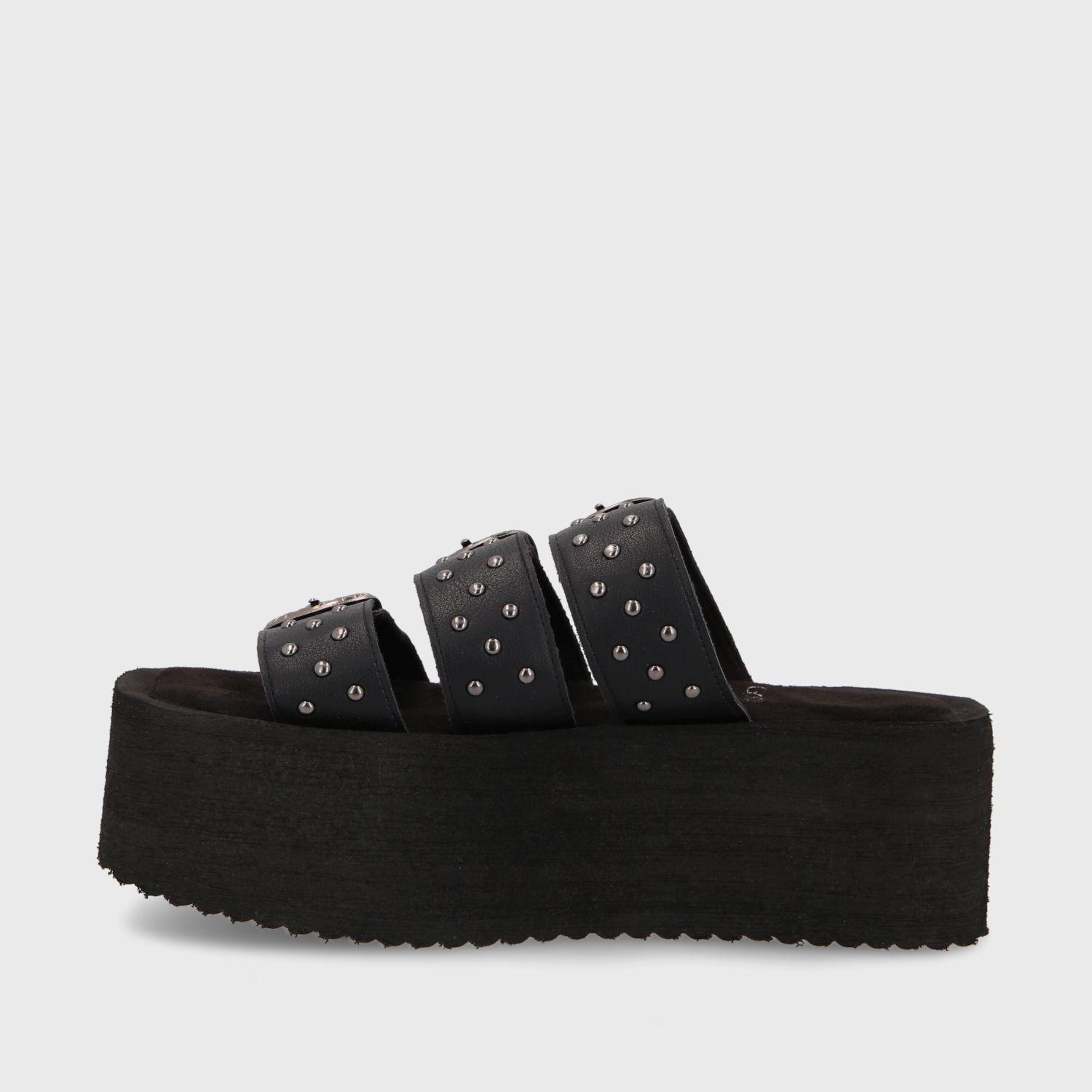 Sandalia Plataforma Negra Mujer 35251 Gotta-3