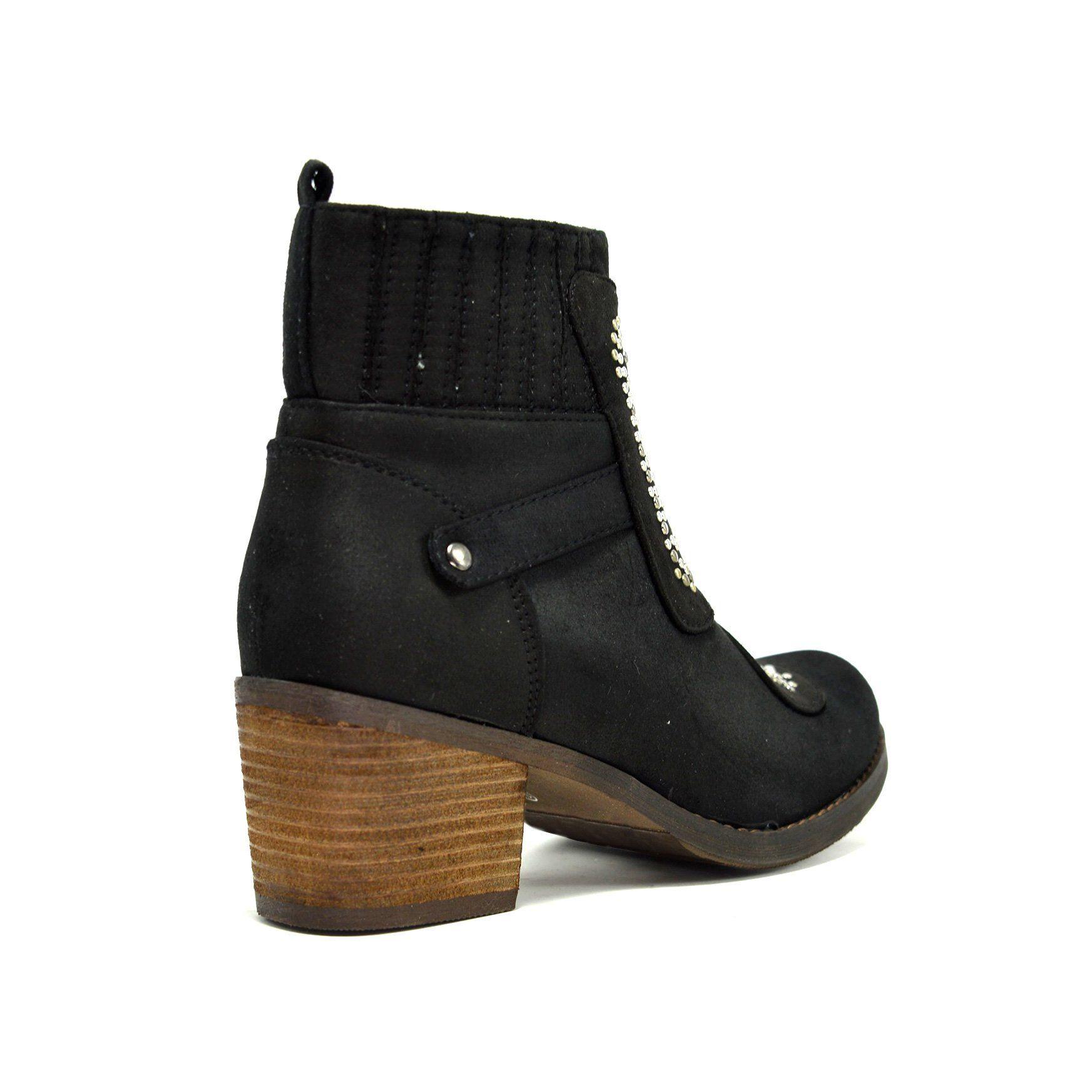 Botín Negro Mujer 87131 Gotta-4