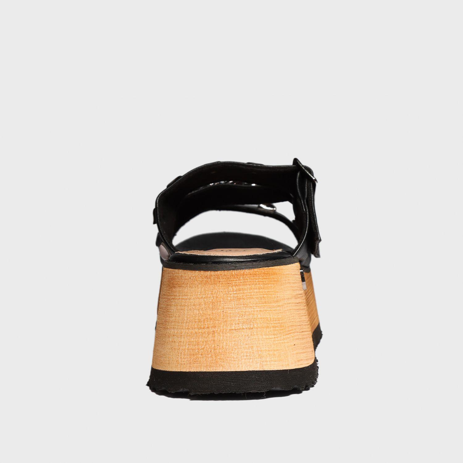 Sandalia Plataforma Negra Mujer 15282 Gotta-4