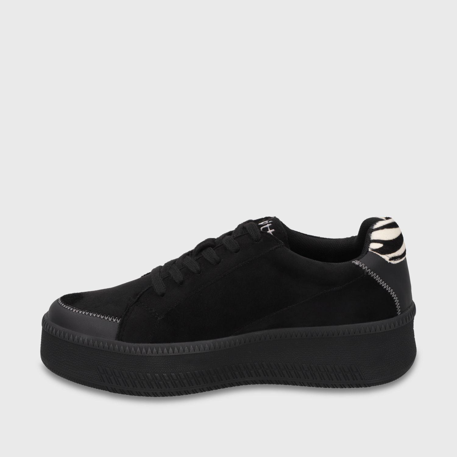 Zapatilla Plataforma Negra Mujer 67310 Gotta-3