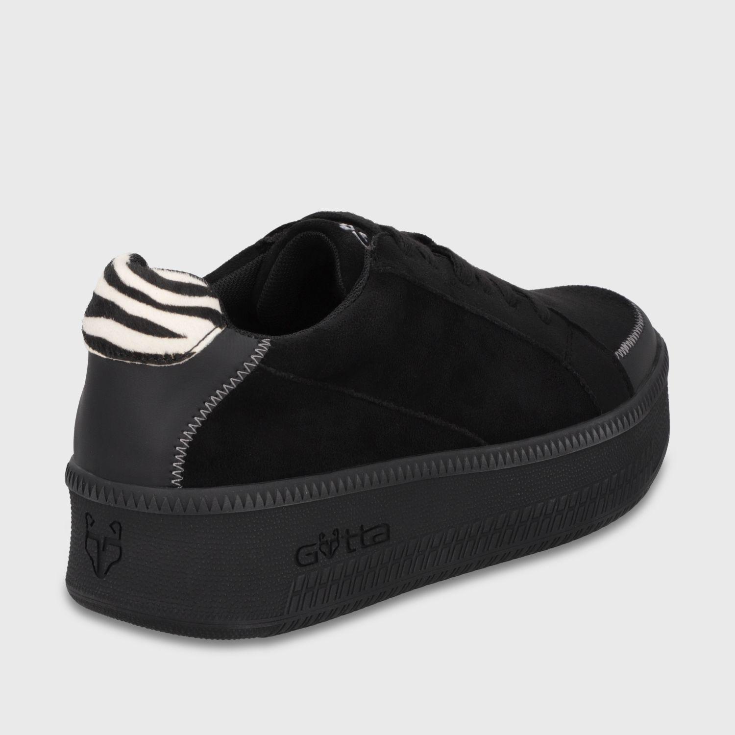 Zapatilla Plataforma Negra Mujer 67310 Gotta-4