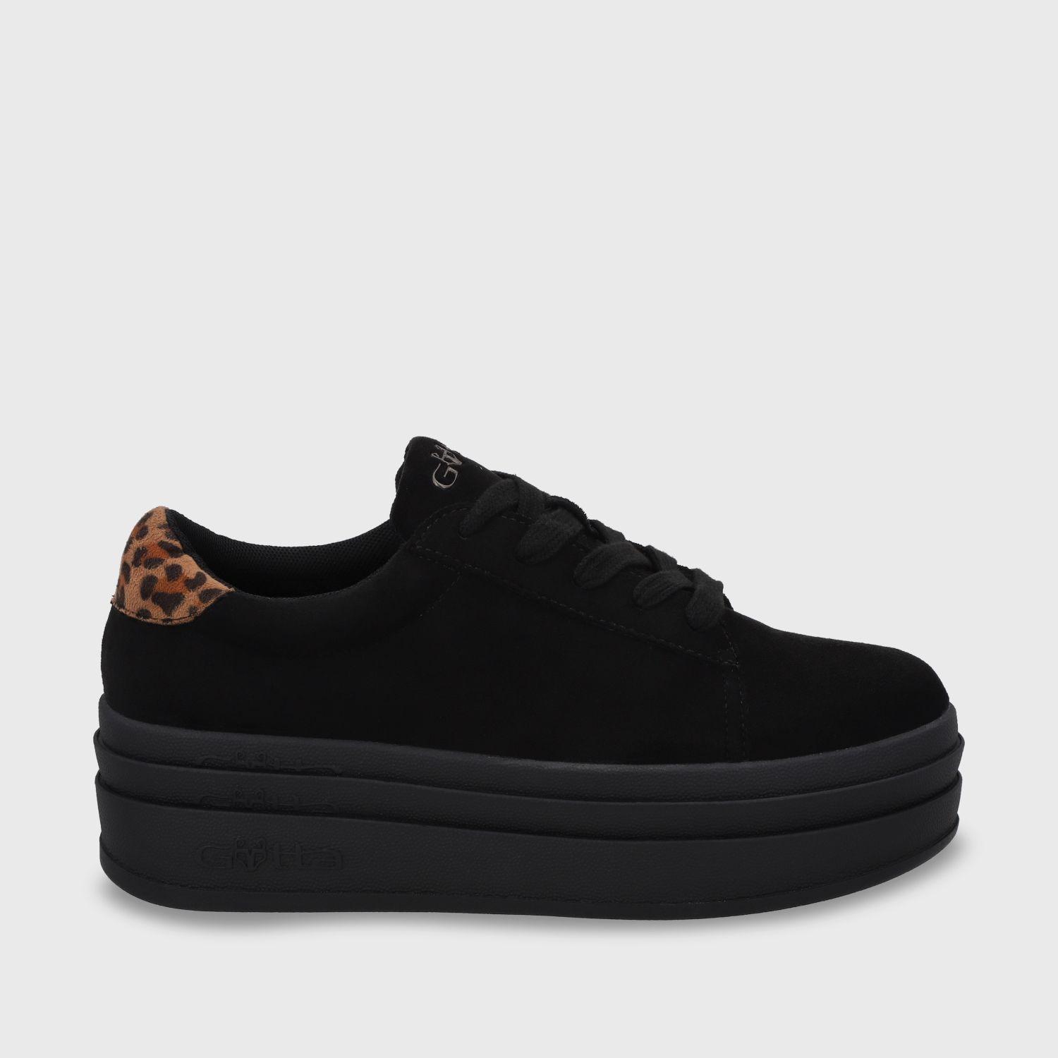 zapatilla Plataforma Negro Mujer 53751 Gotta-0